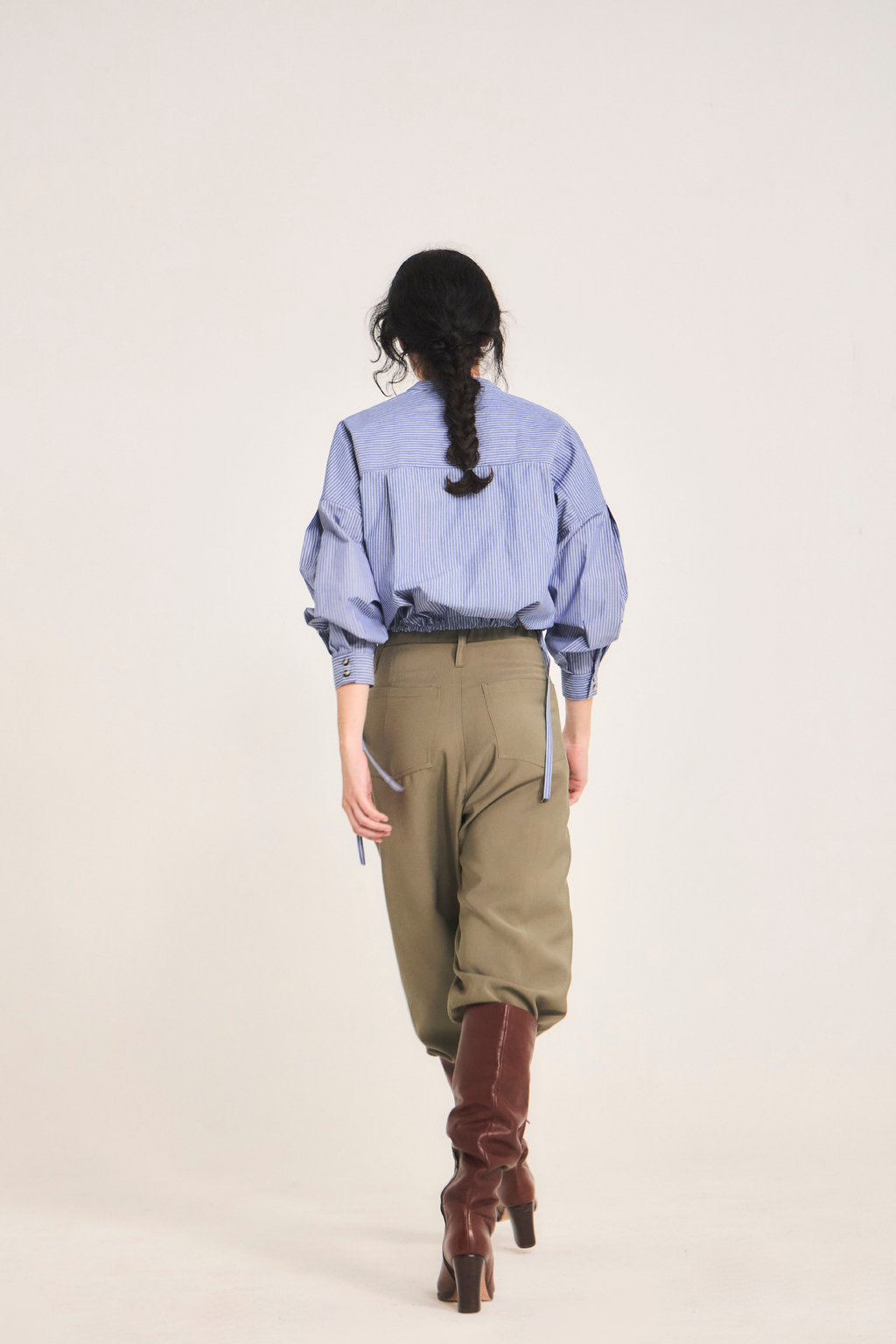 Chaine Cupro Green Trousers