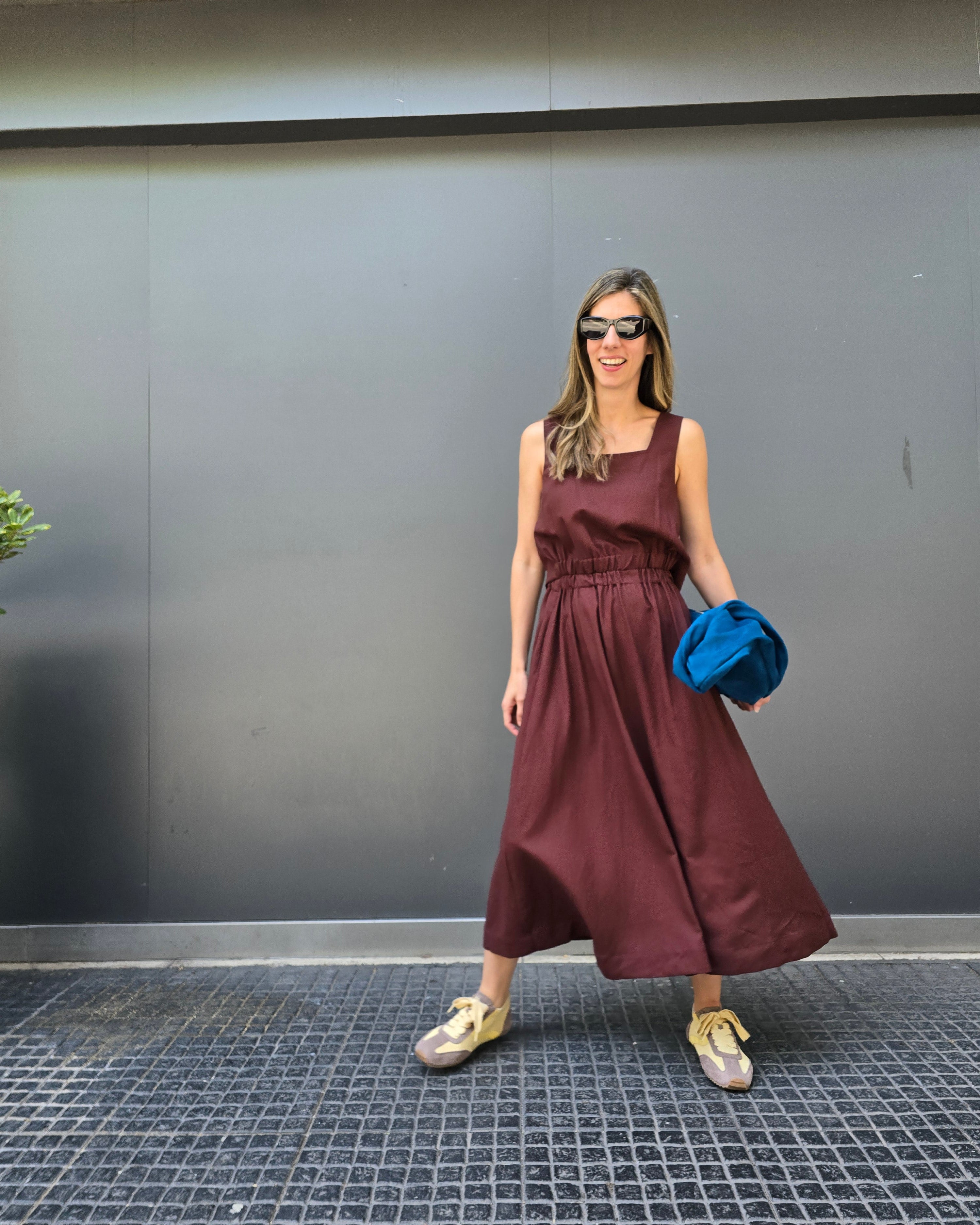 Vestido Chou Lino Carmenere