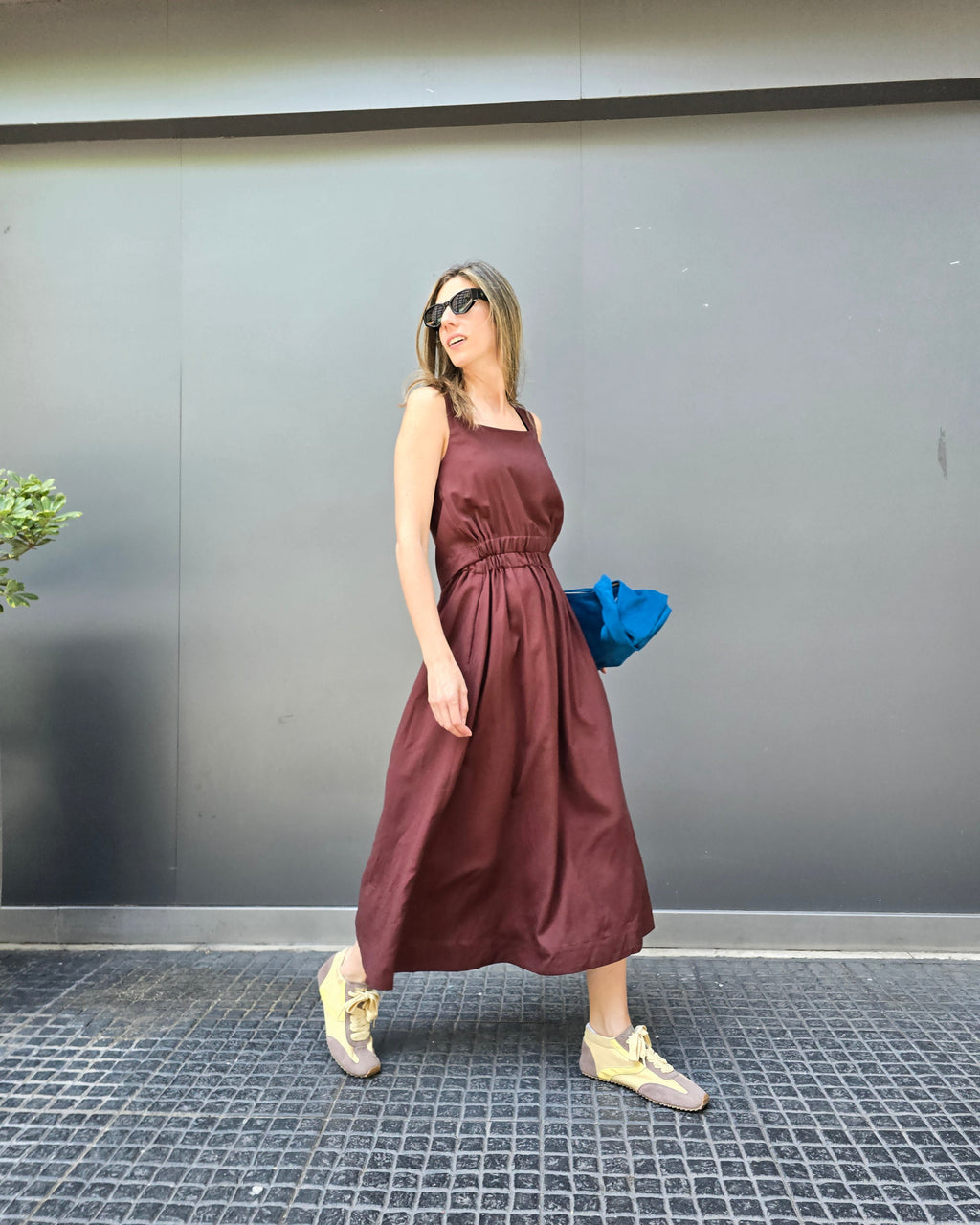 Vestido Chou Lino Carmenere