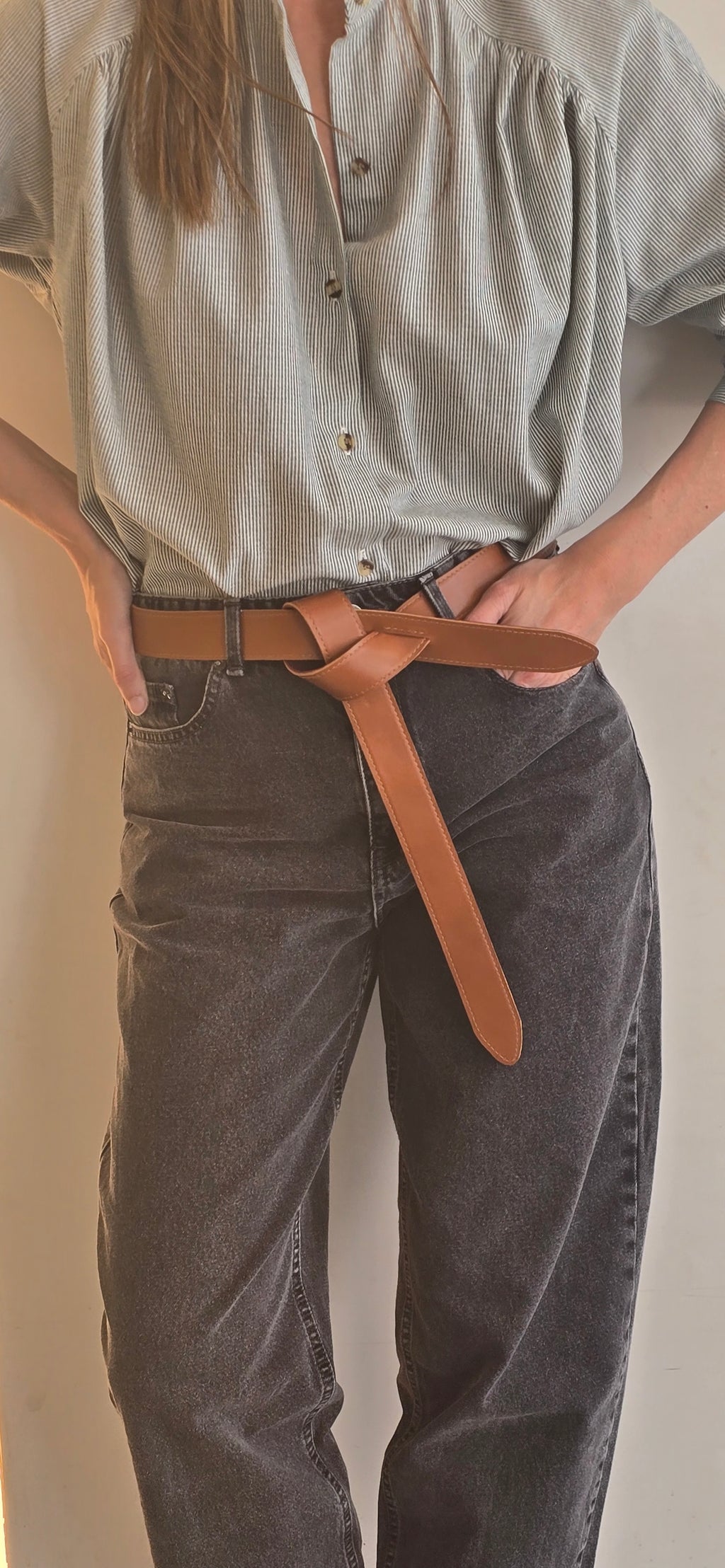 Cinturón Reversible Narcisse Burdeo-Camel 100% Cuero