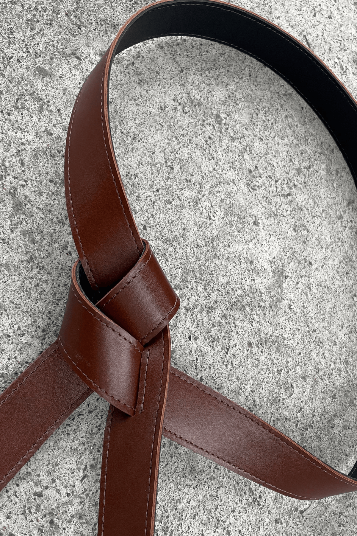 Cinturón Reversible Narcisse 100% Cuero Negro-Café