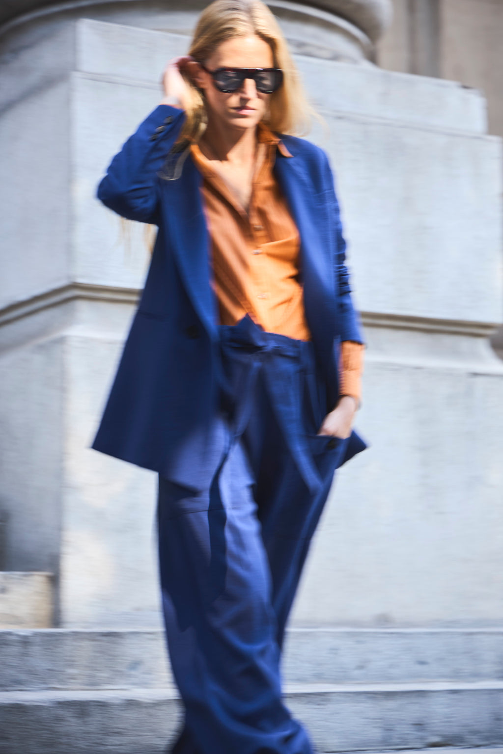 Royal Blue Ferveur Trousers