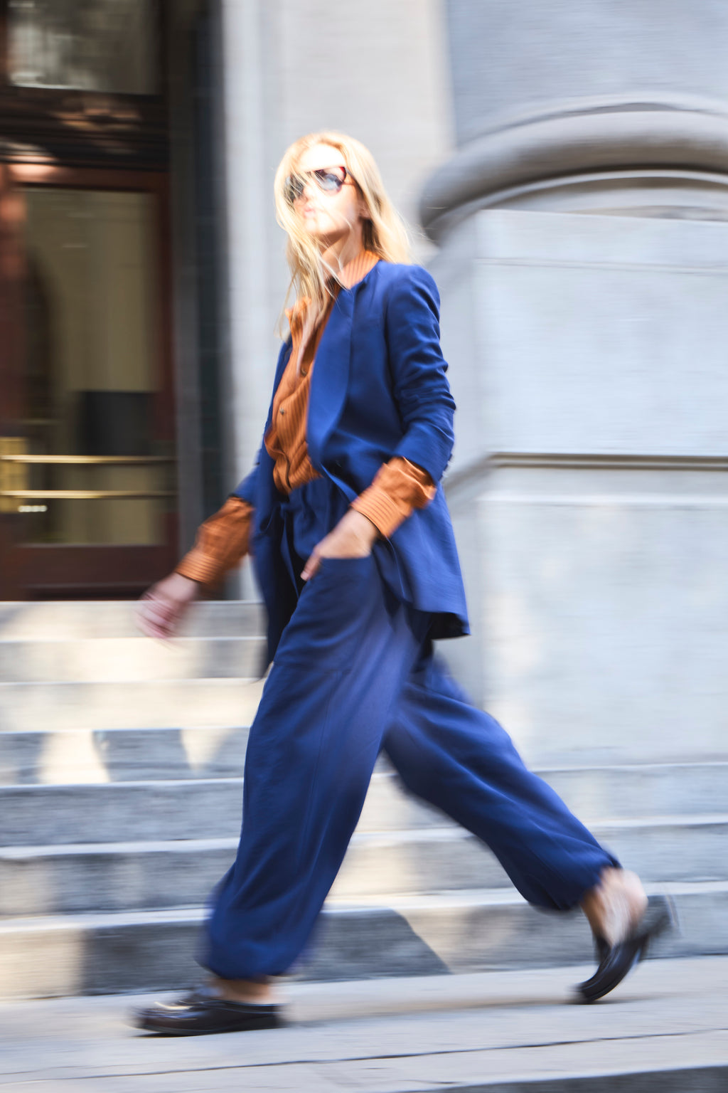 Royal Blue Ferveur Trousers