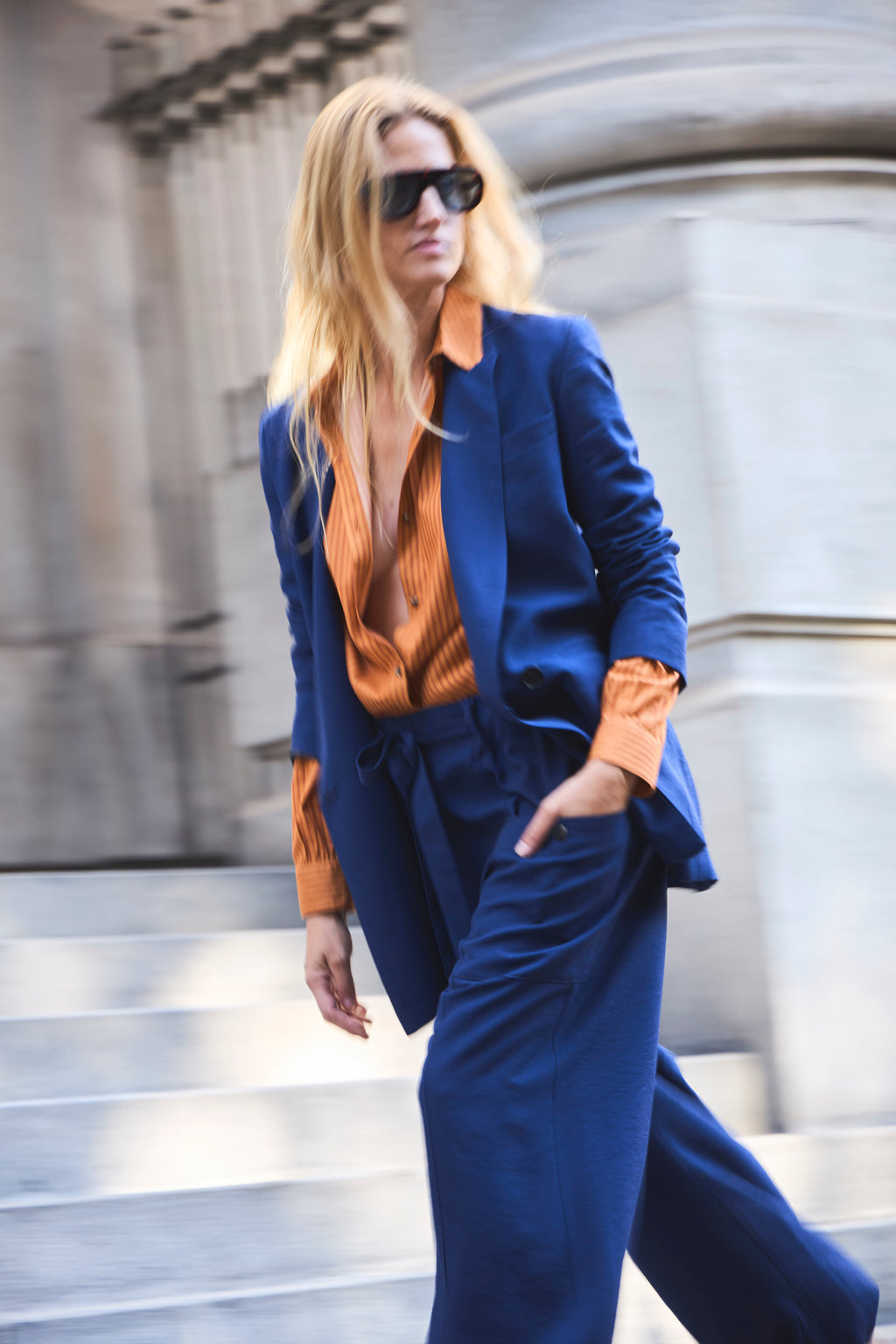Blazer Ivresse Azul Rey