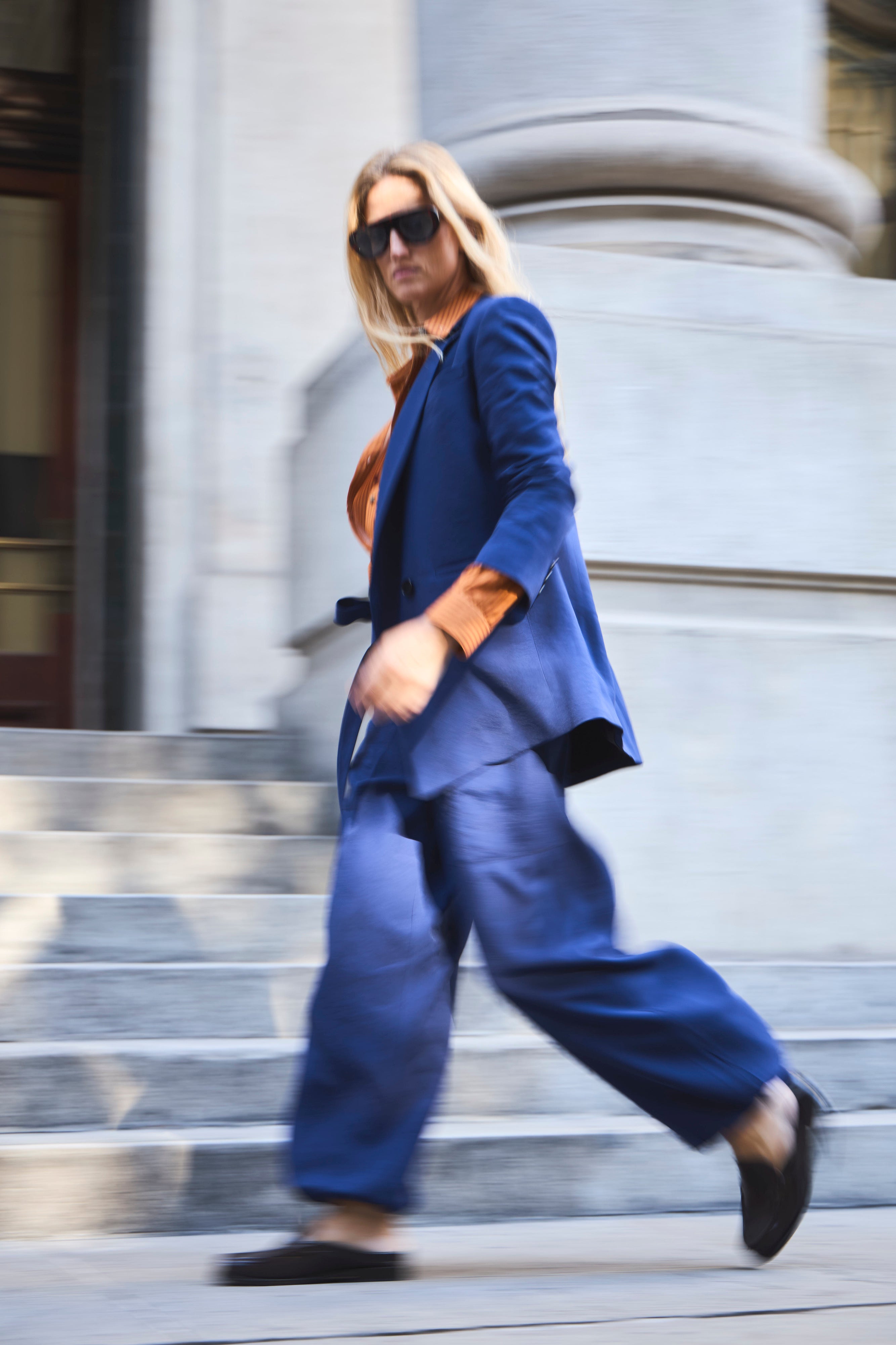 Royal Blue Ferveur Trousers