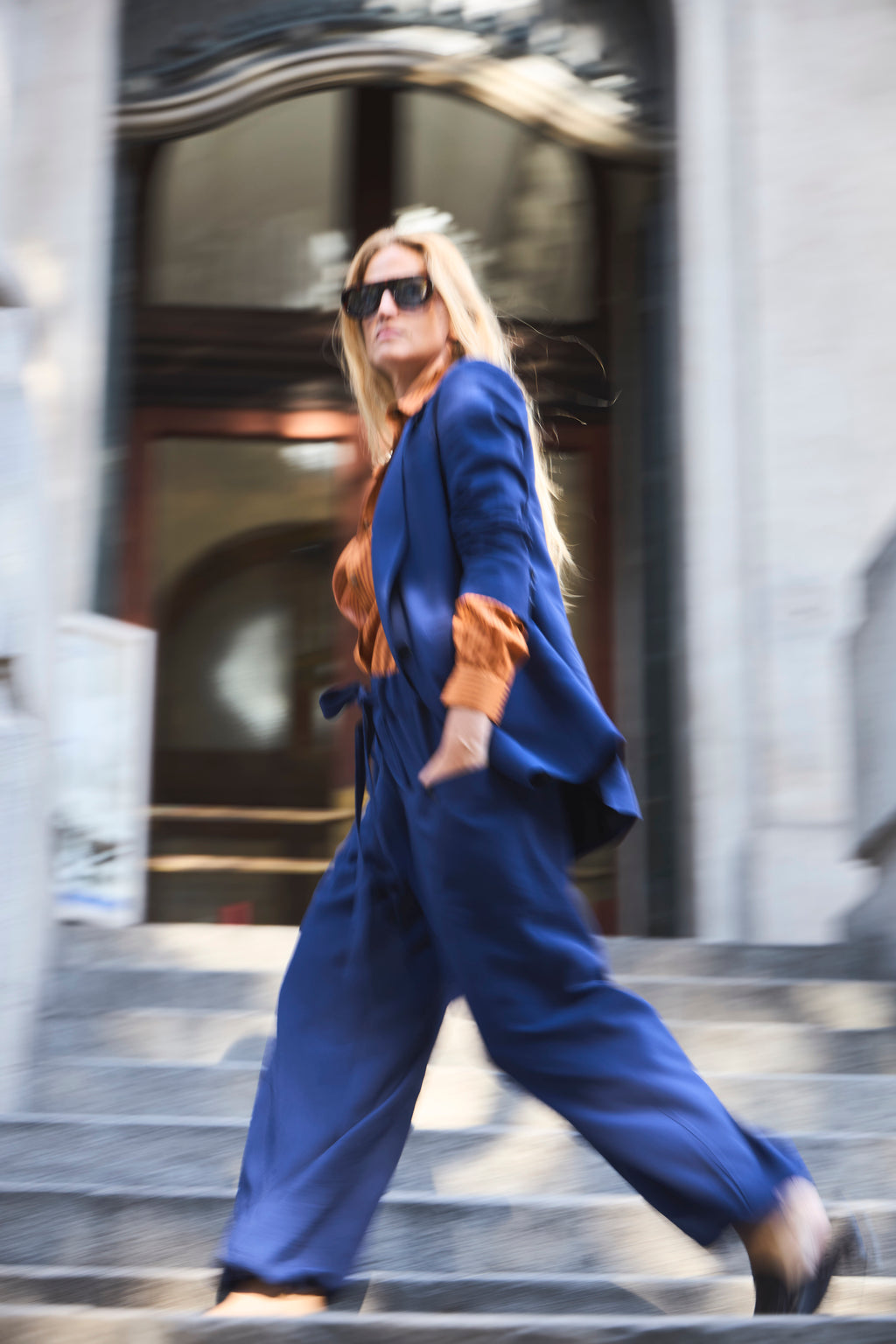 Royal Blue Ferveur Trousers