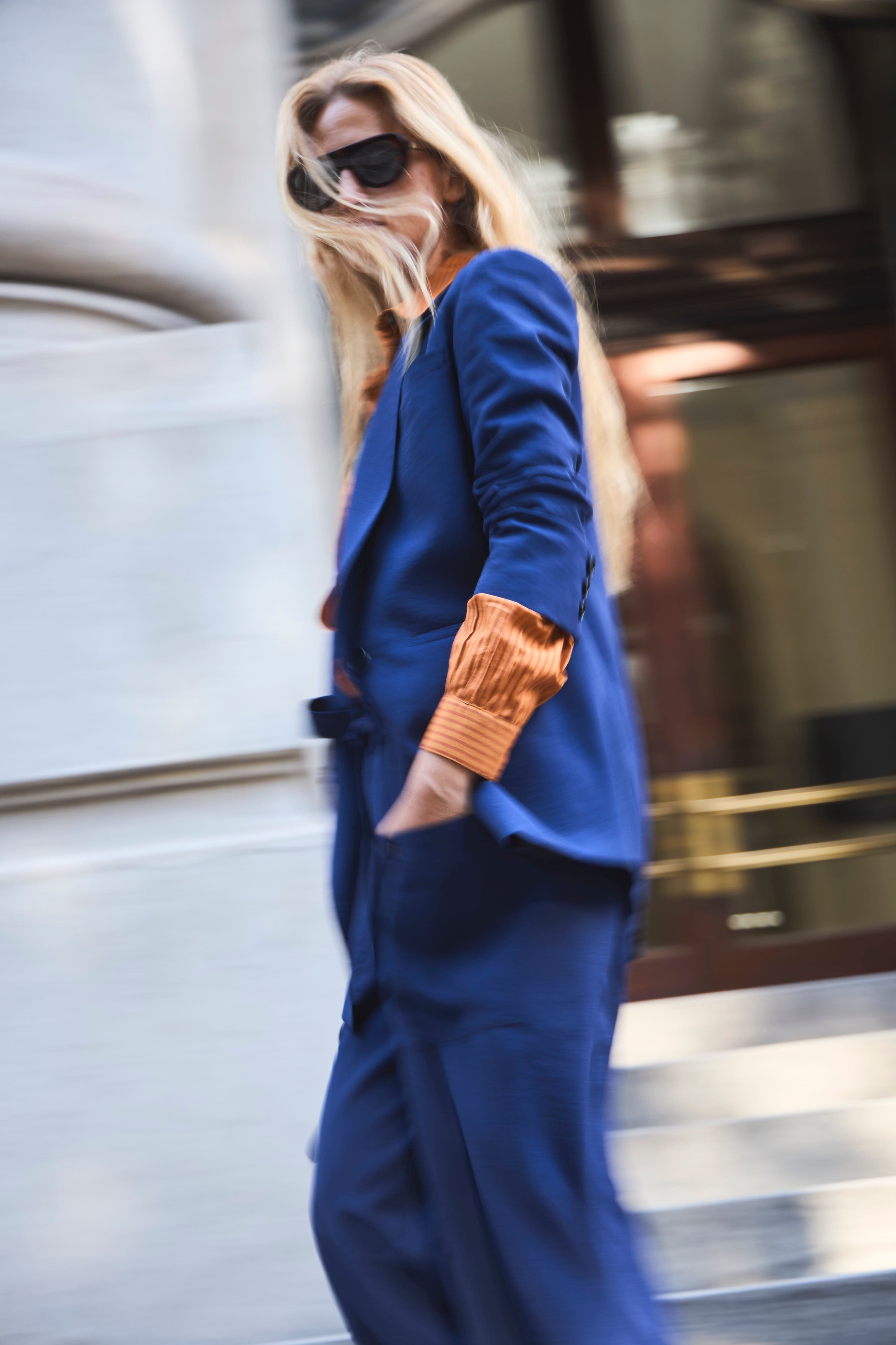 Royal Blue Ferveur Trousers
