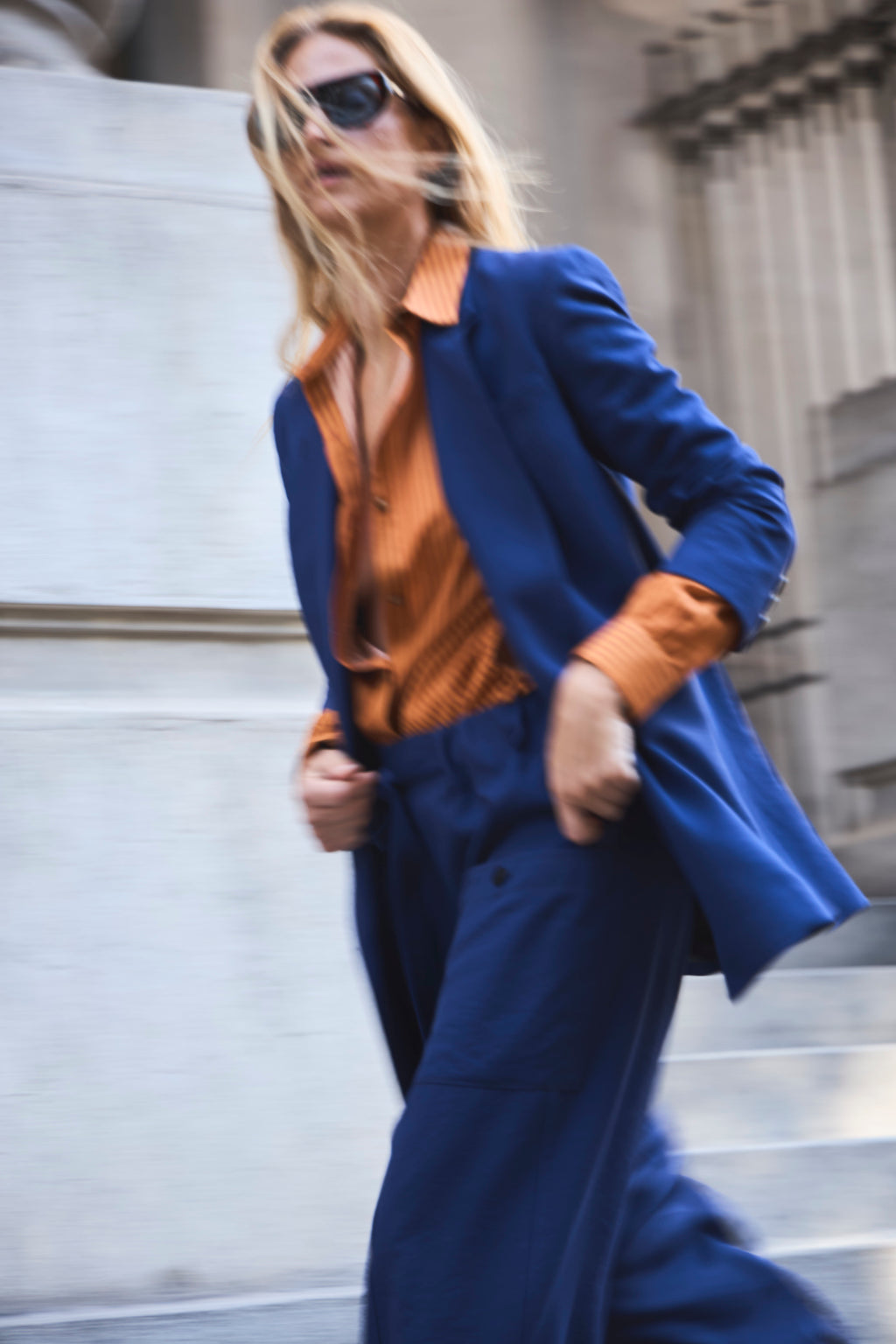 Royal Blue Ferveur Trousers