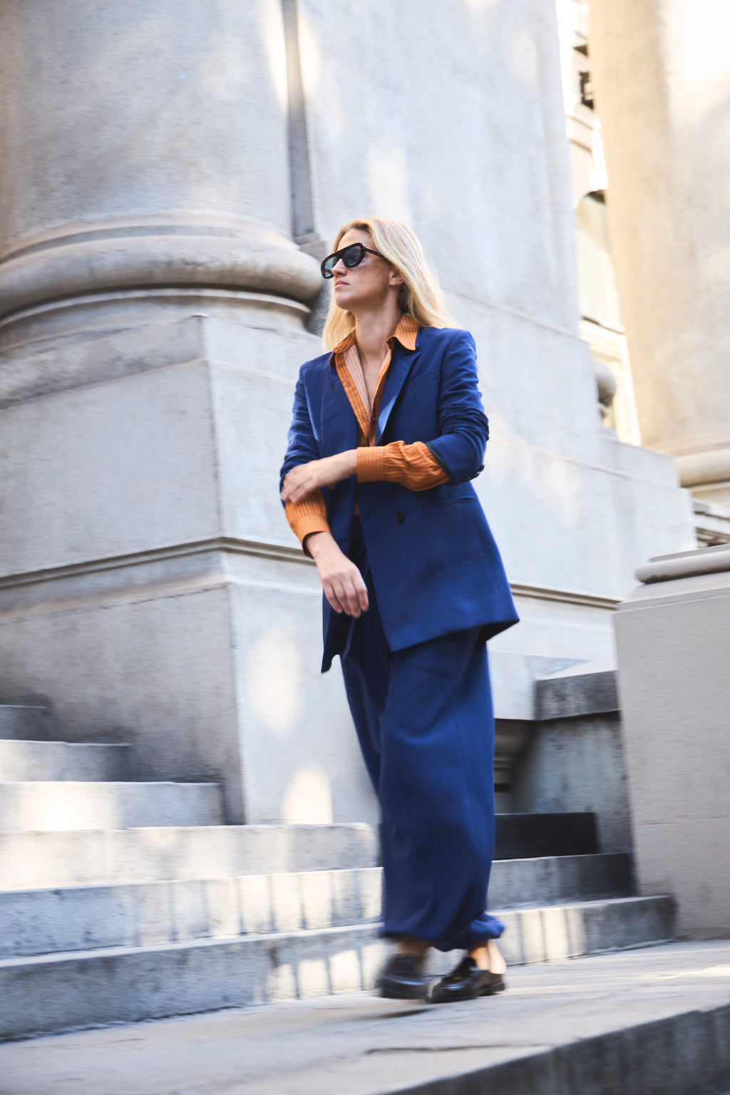 Royal Blue Ferveur Trousers