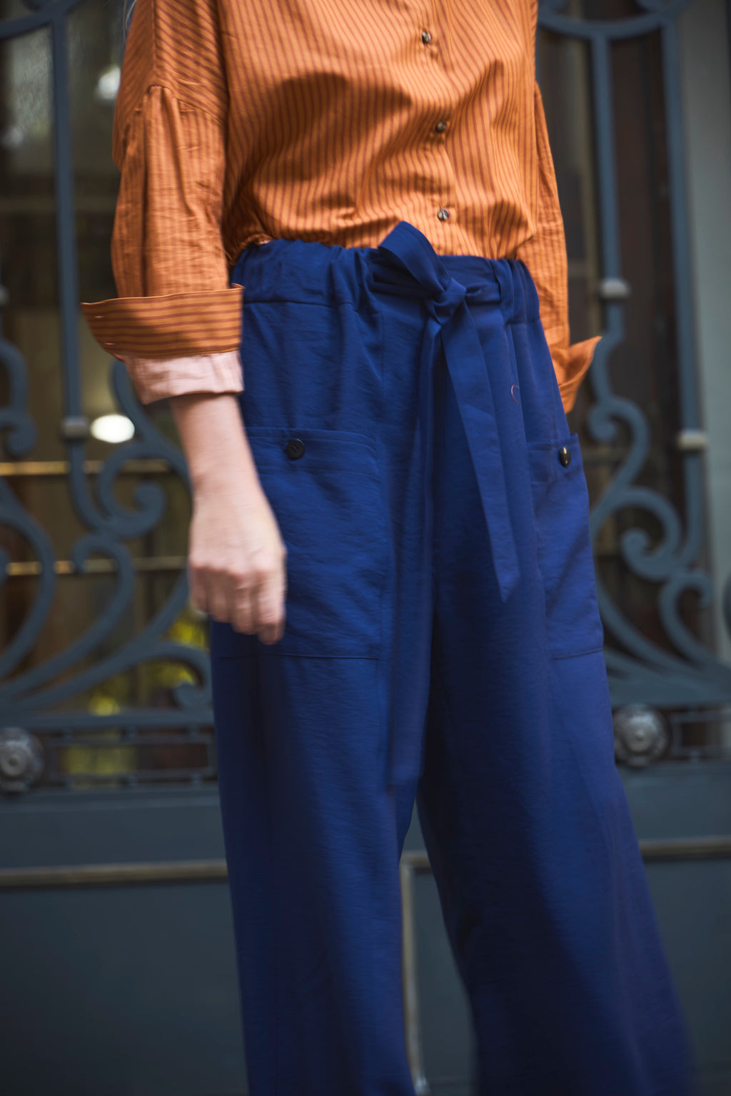 Royal Blue Ferveur Trousers