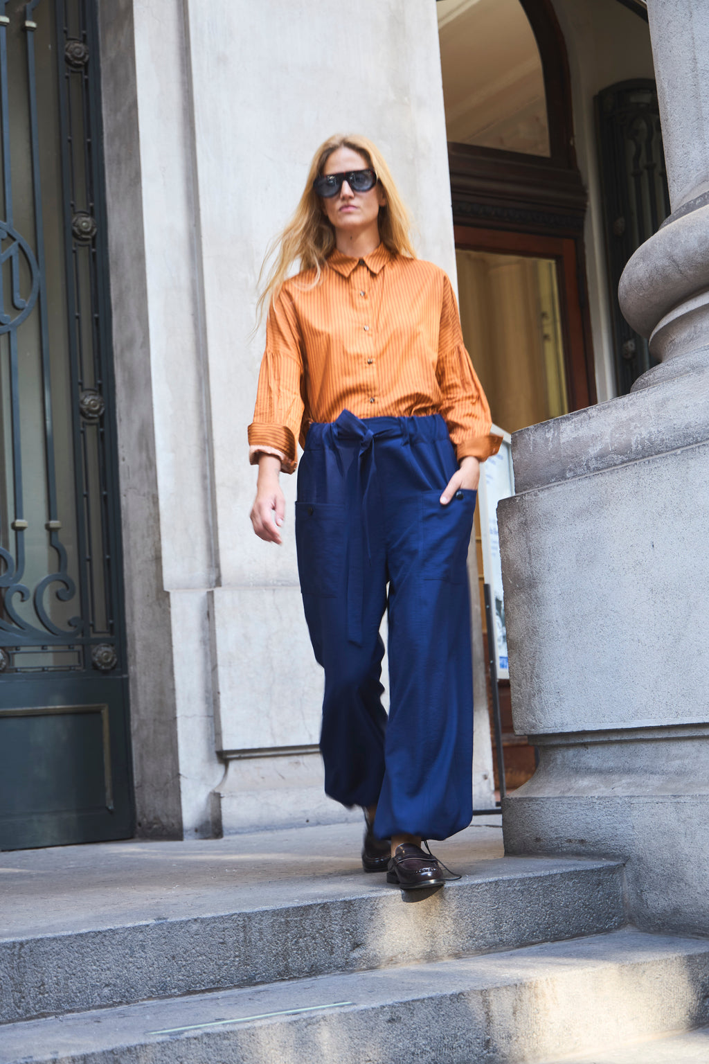 Royal Blue Ferveur Trousers