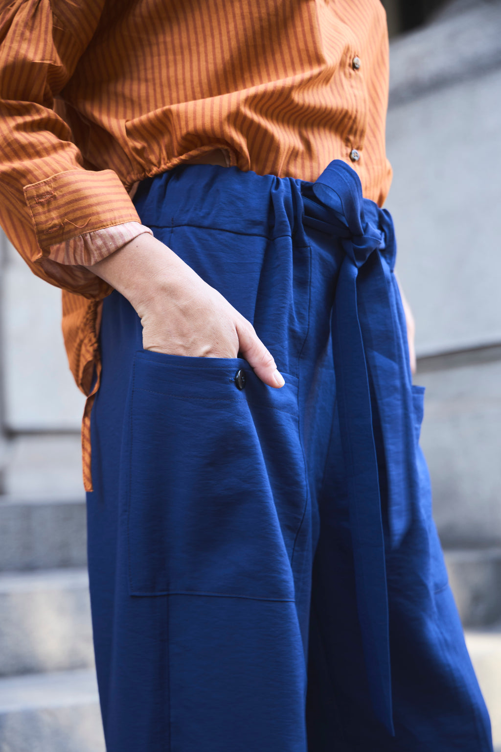 Royal Blue Ferveur Trousers
