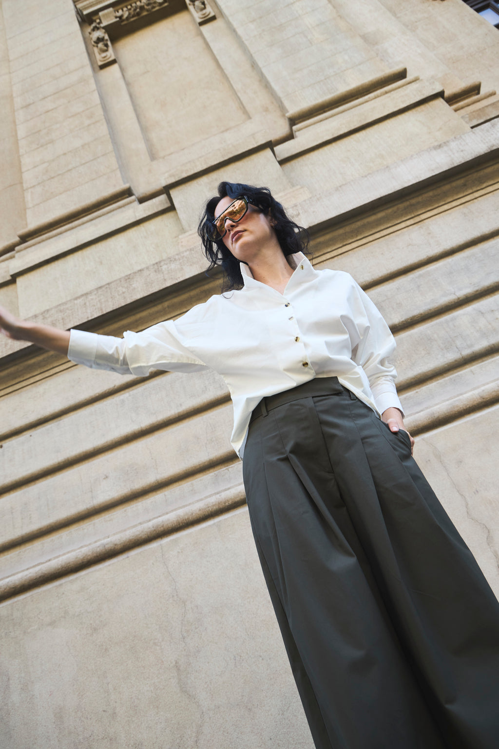 Blusa Gene Algodón Blanca
