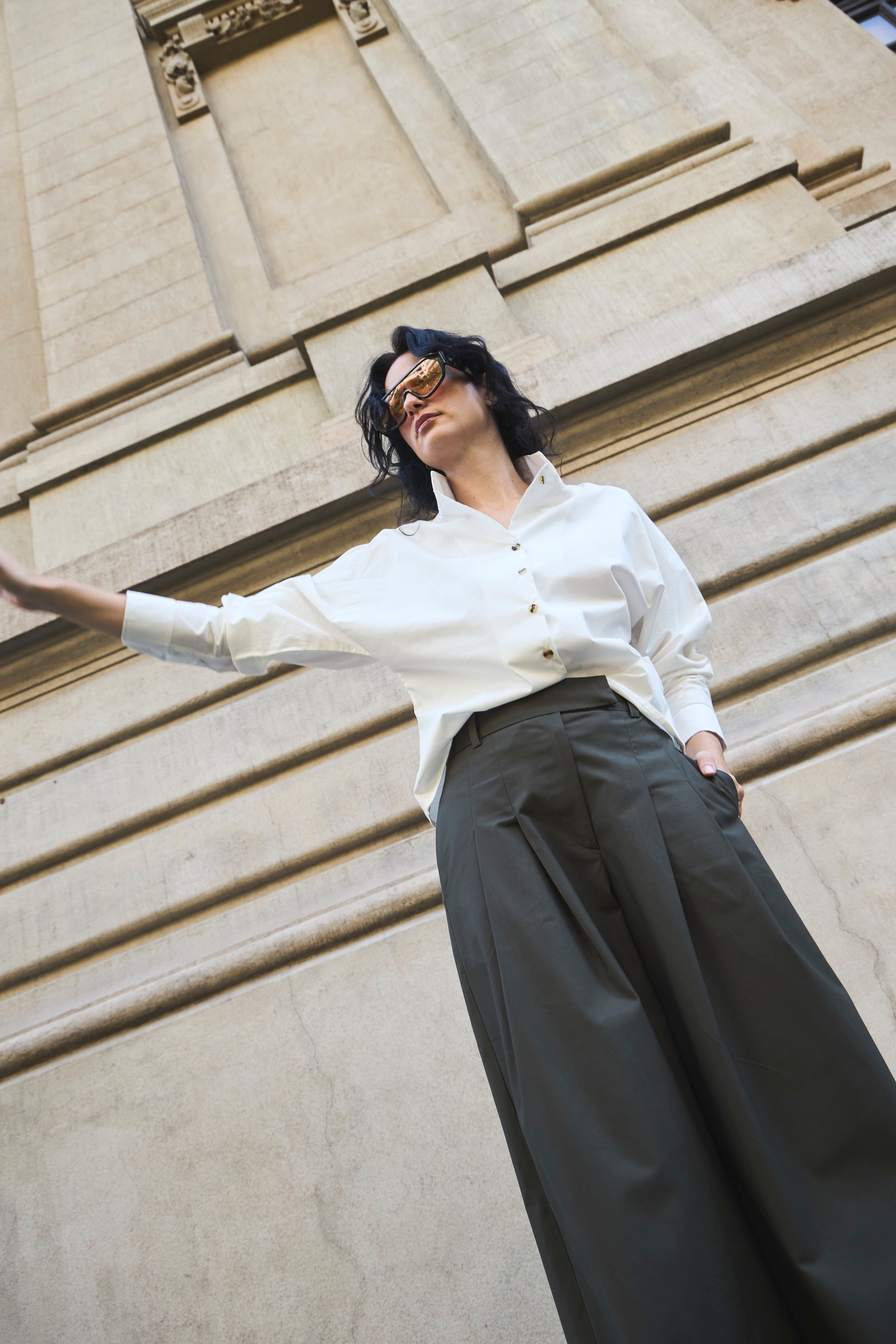 Blusa Gene Algodón Blanca