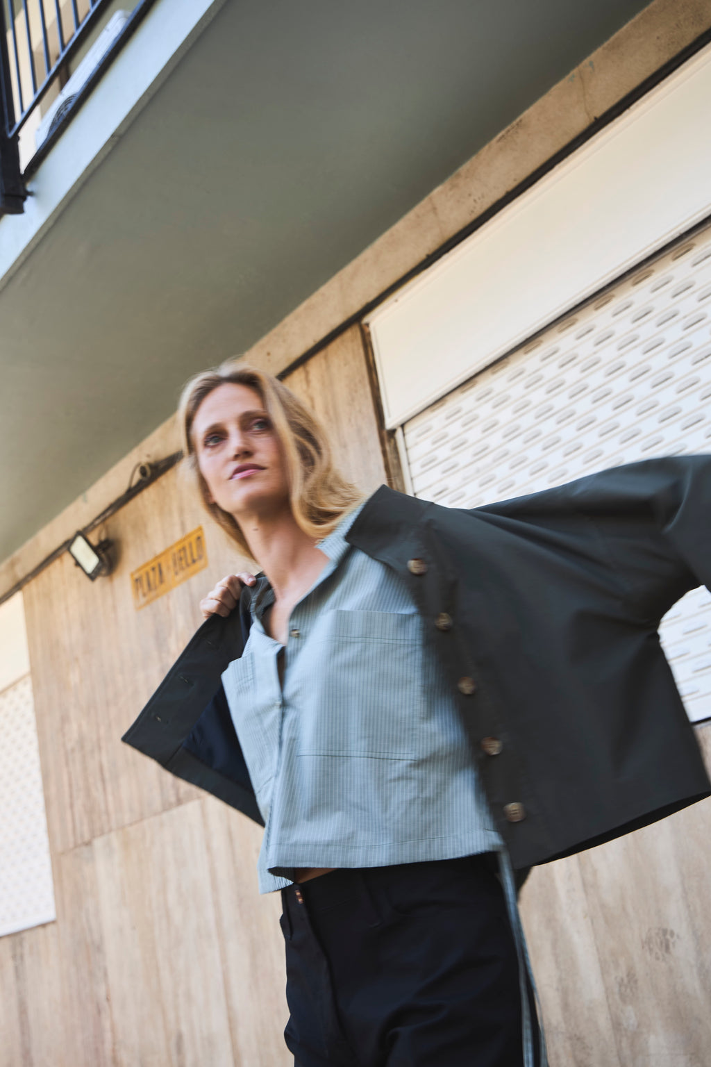 Chaqueta Prunelliere Algodón Verde