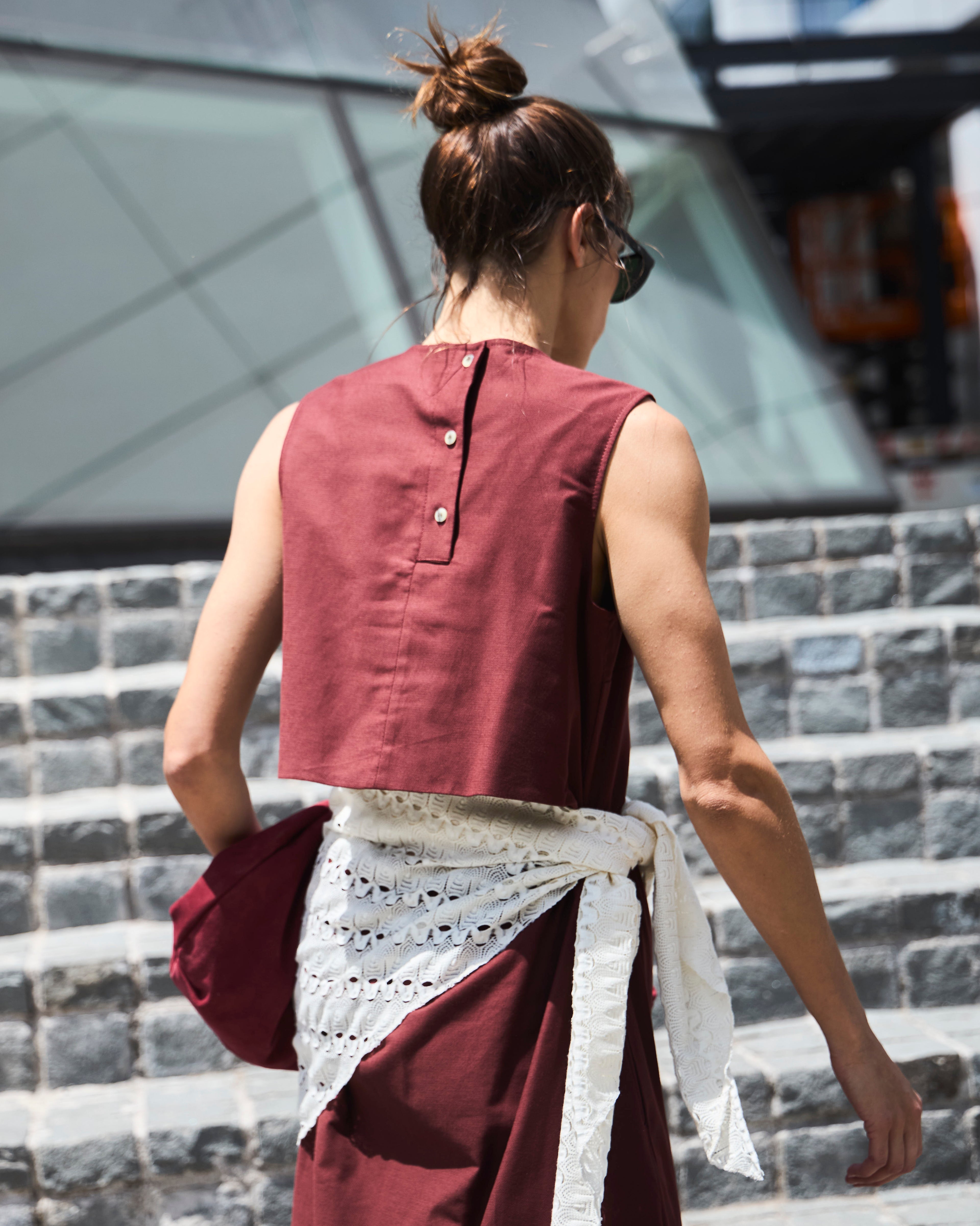 Vestido Force Algodón Carmenere