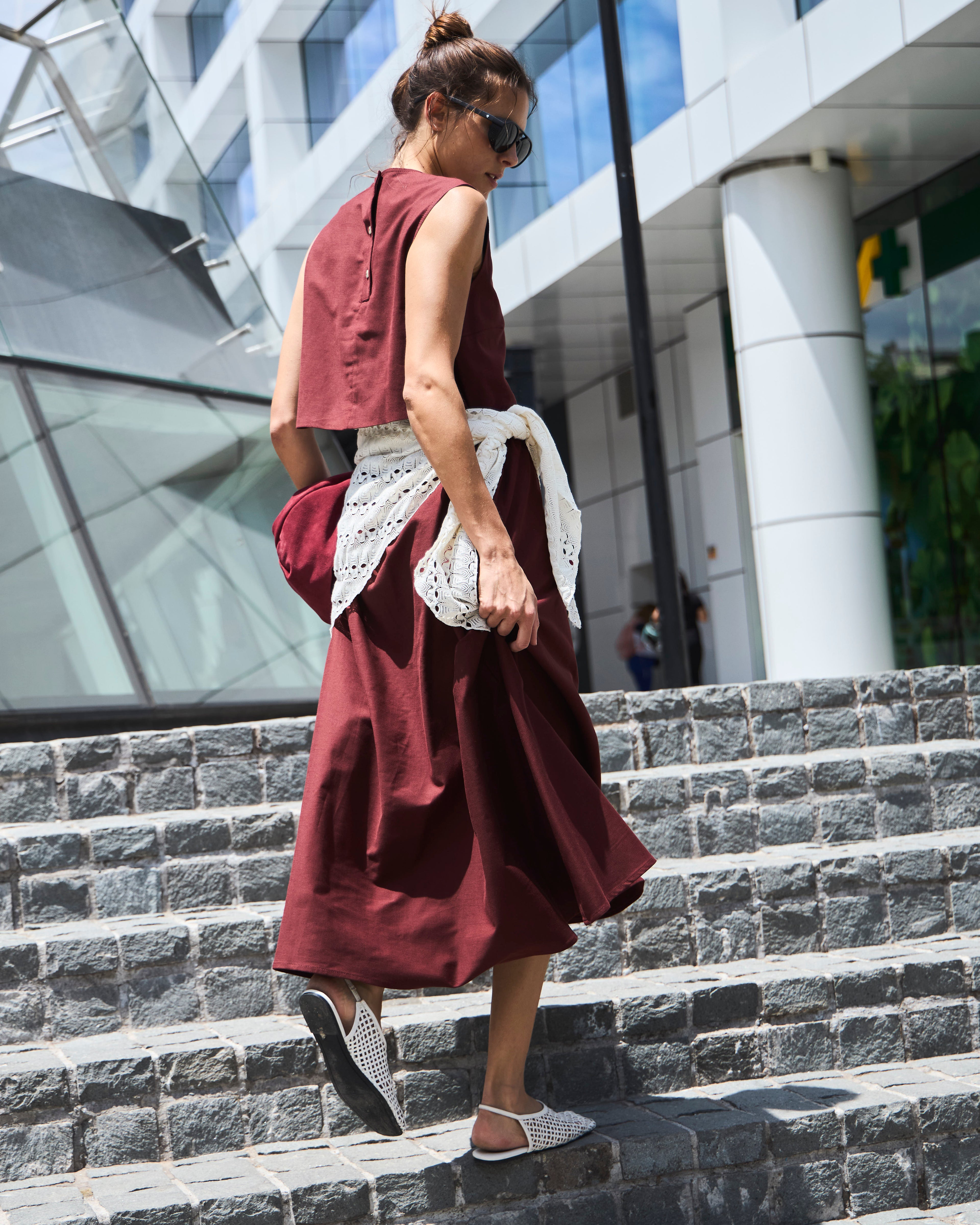 Vestido Force Algodón Carmenere