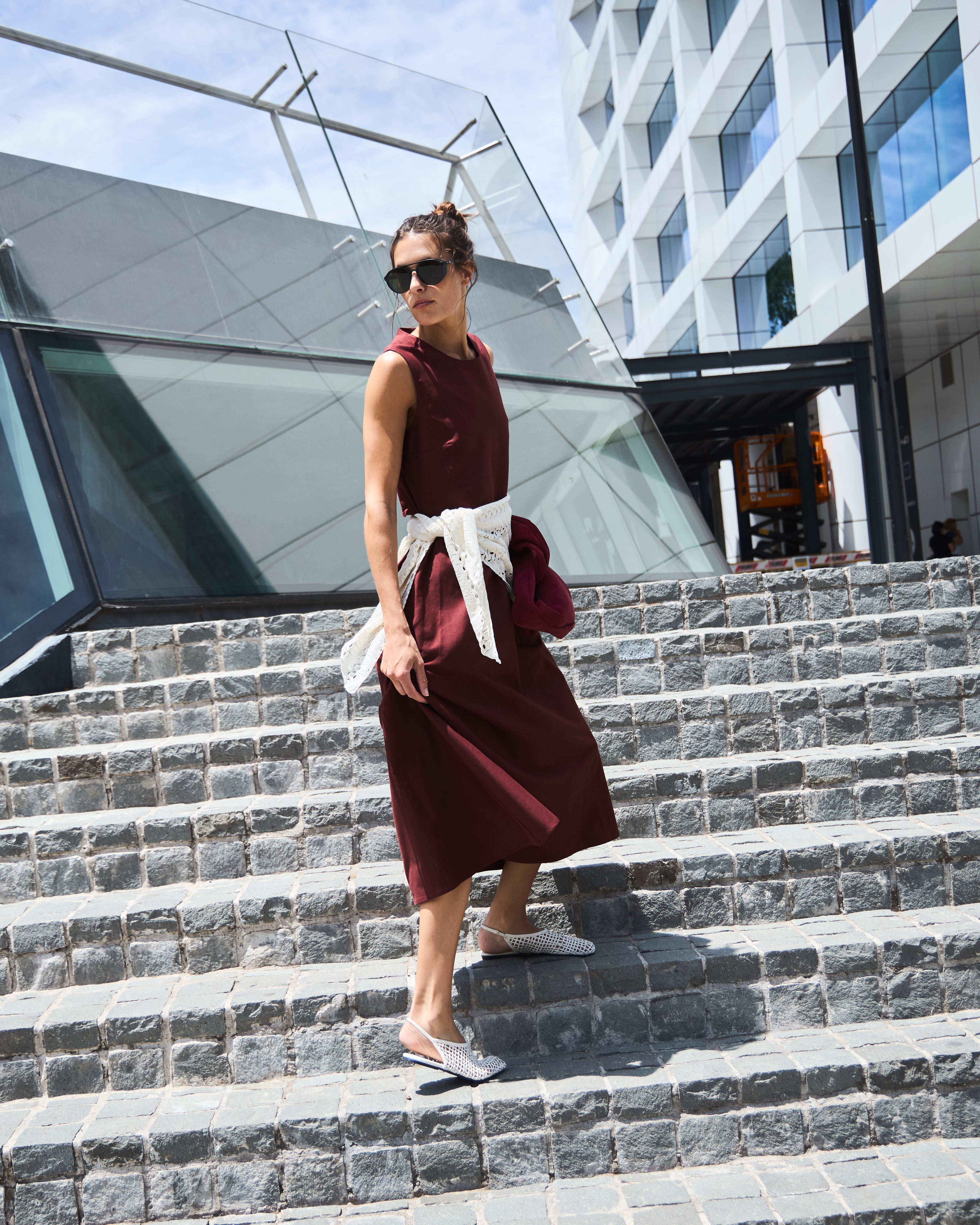 Vestido Force Algodón Carmenere