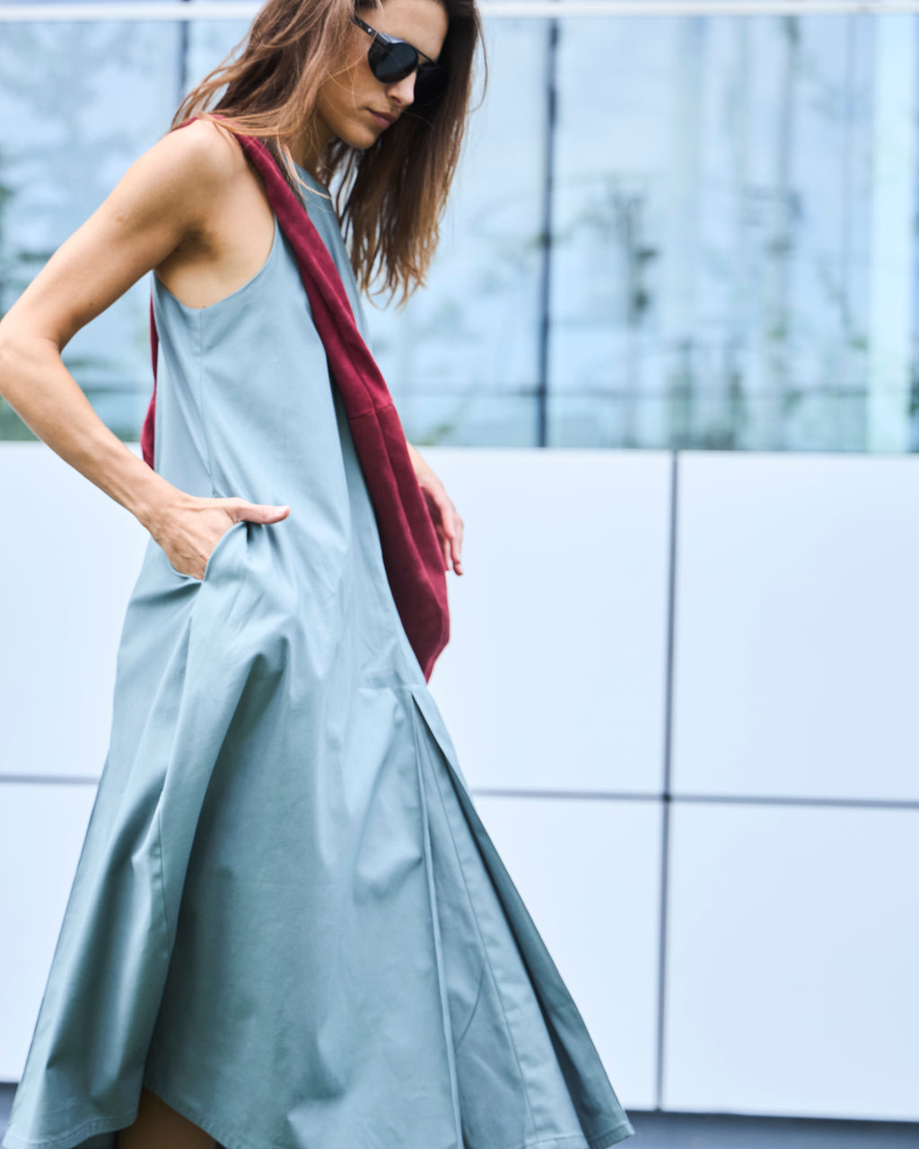 Vestido Globo Lueur Verde