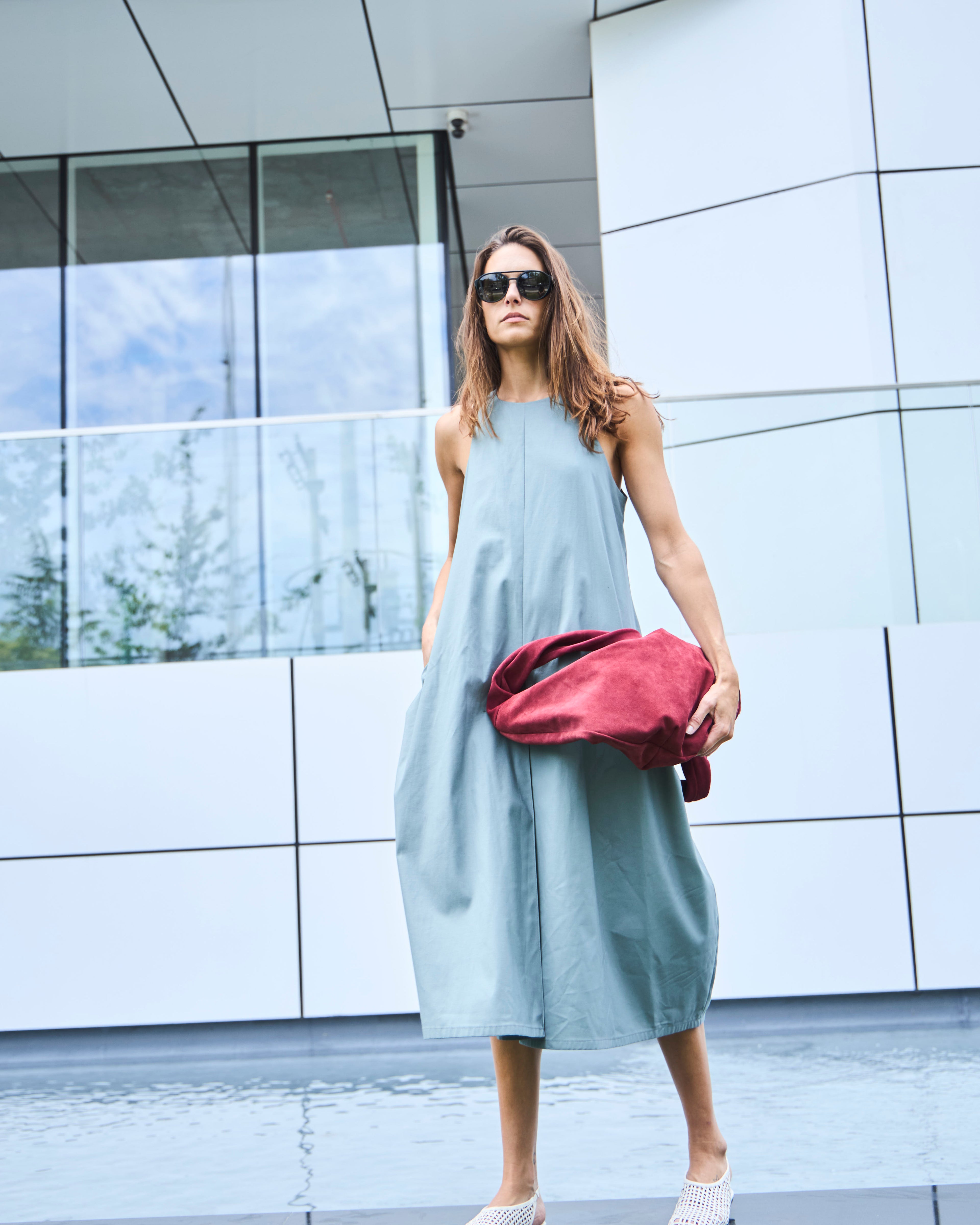 Vestido Globo Lueur Verde