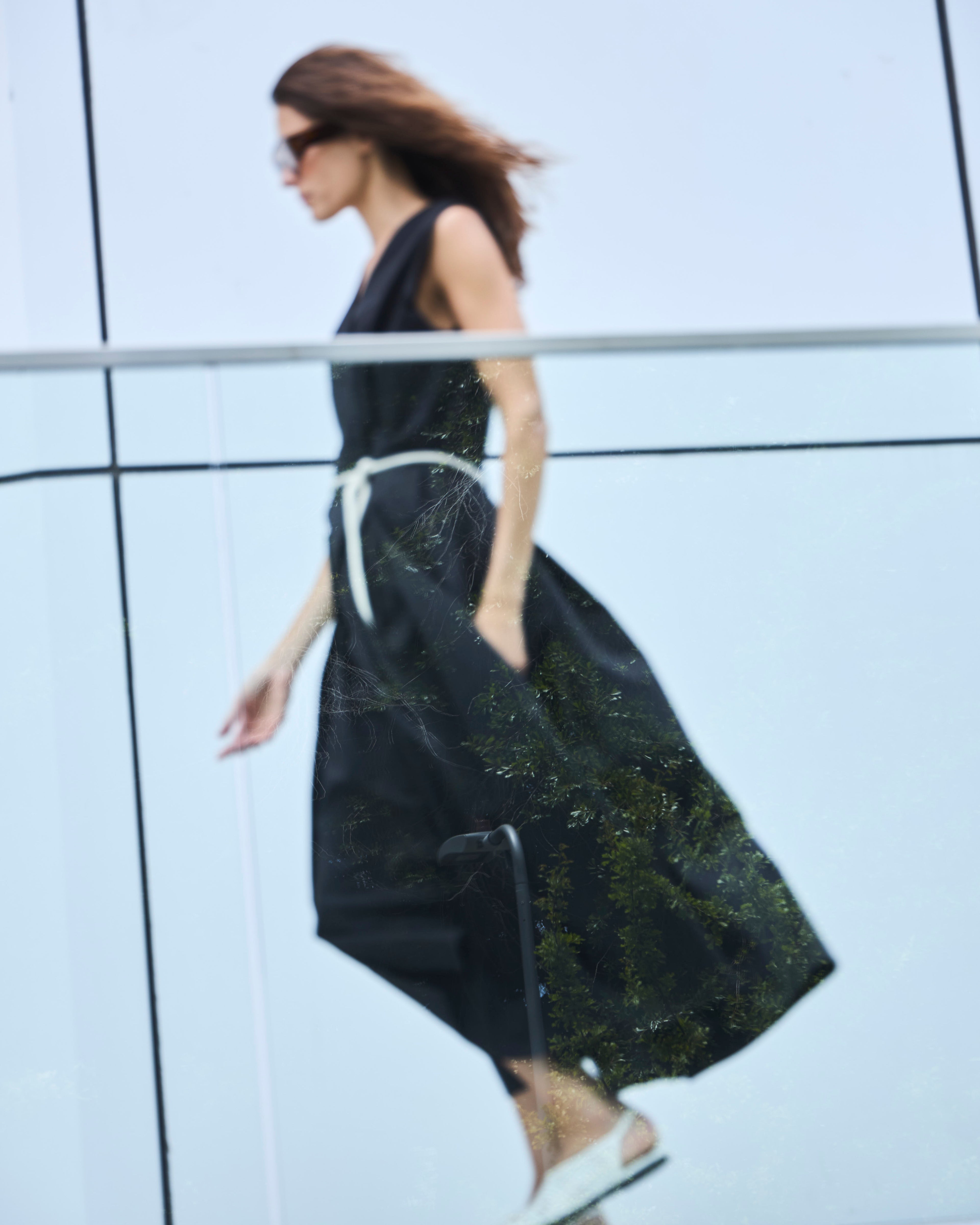 Vestido Pale Algodón Negro