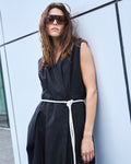 Pale Black Cotton Dress