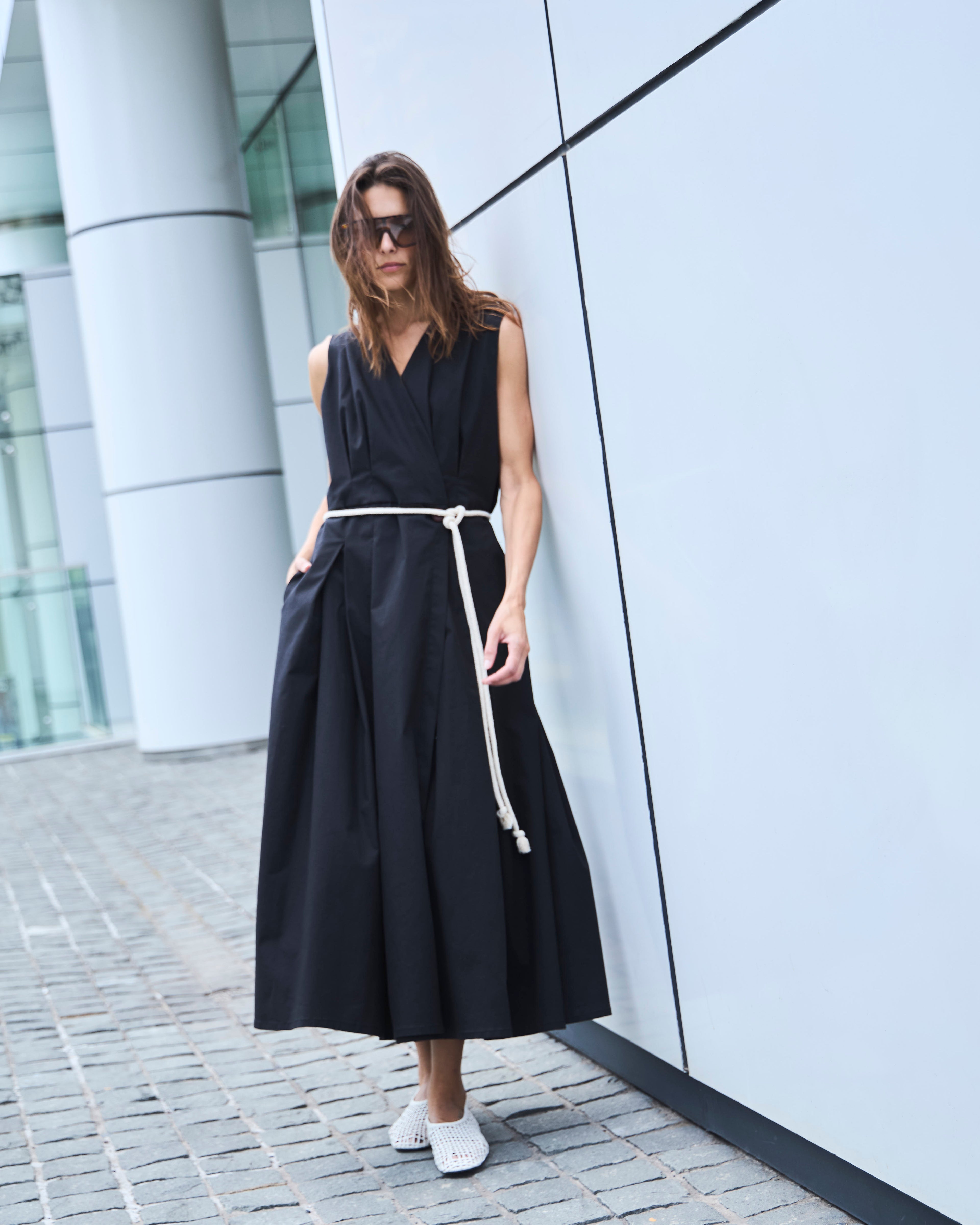 Vestido Pale Algodón Negro