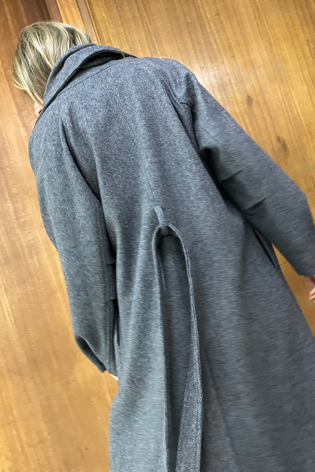 Abrigo Horizon 100% Lana Gris