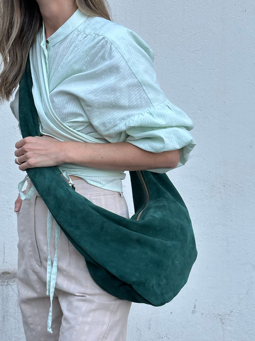 Cartera Cruzada Courbe 100% Reno Verde