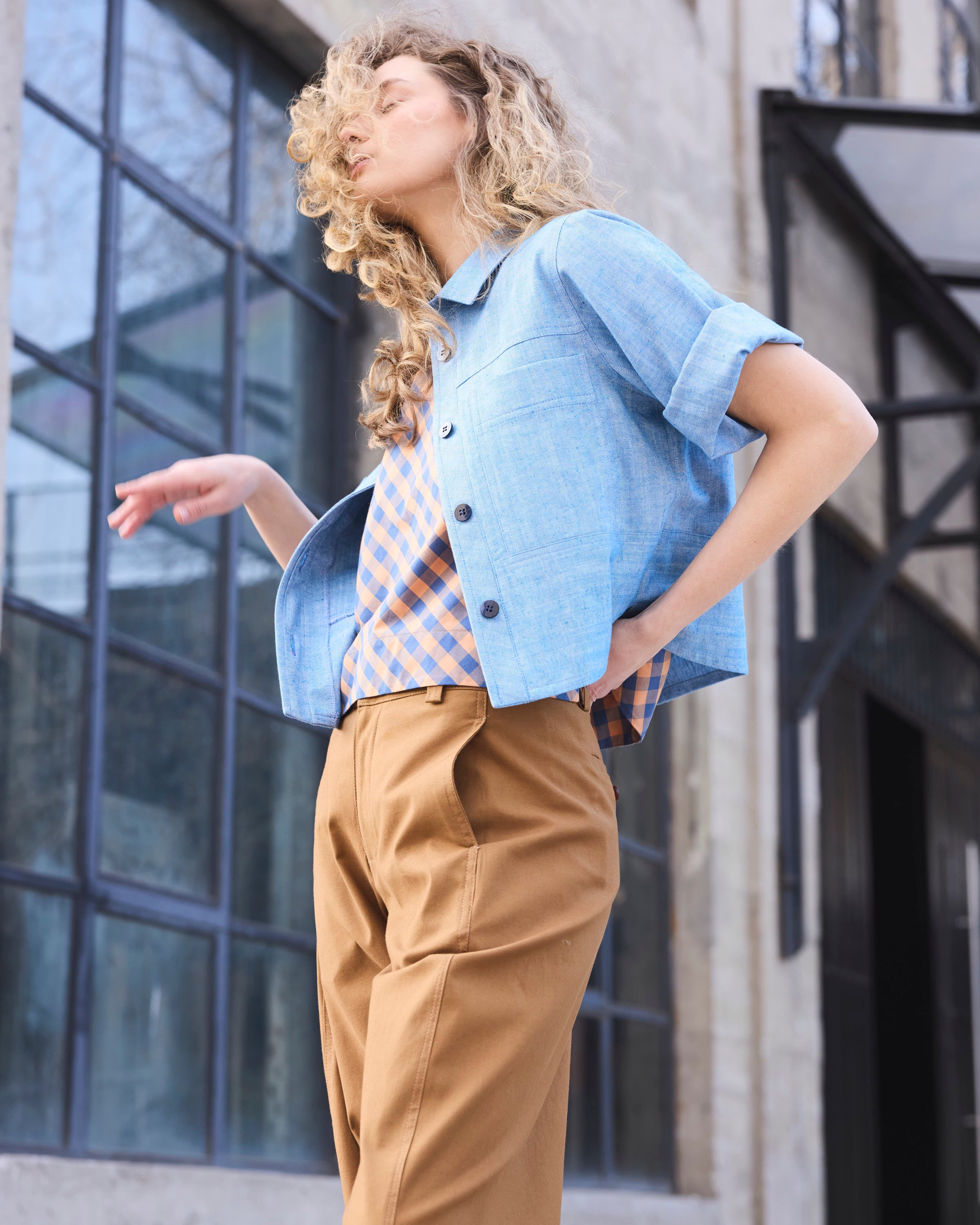 Sobrecamisa Audace Espiga Celeste