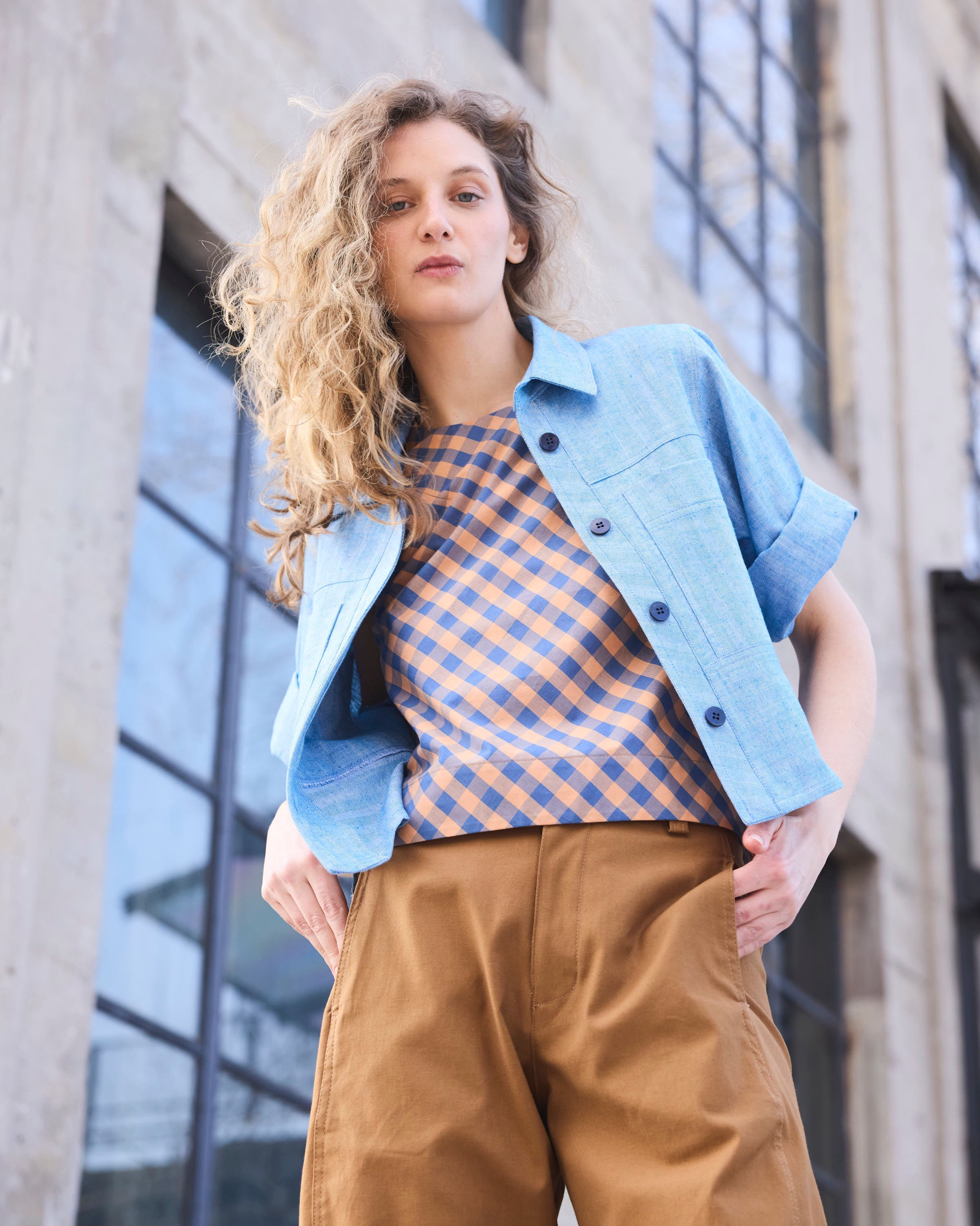 Sobrecamisa Audace Espiga Celeste