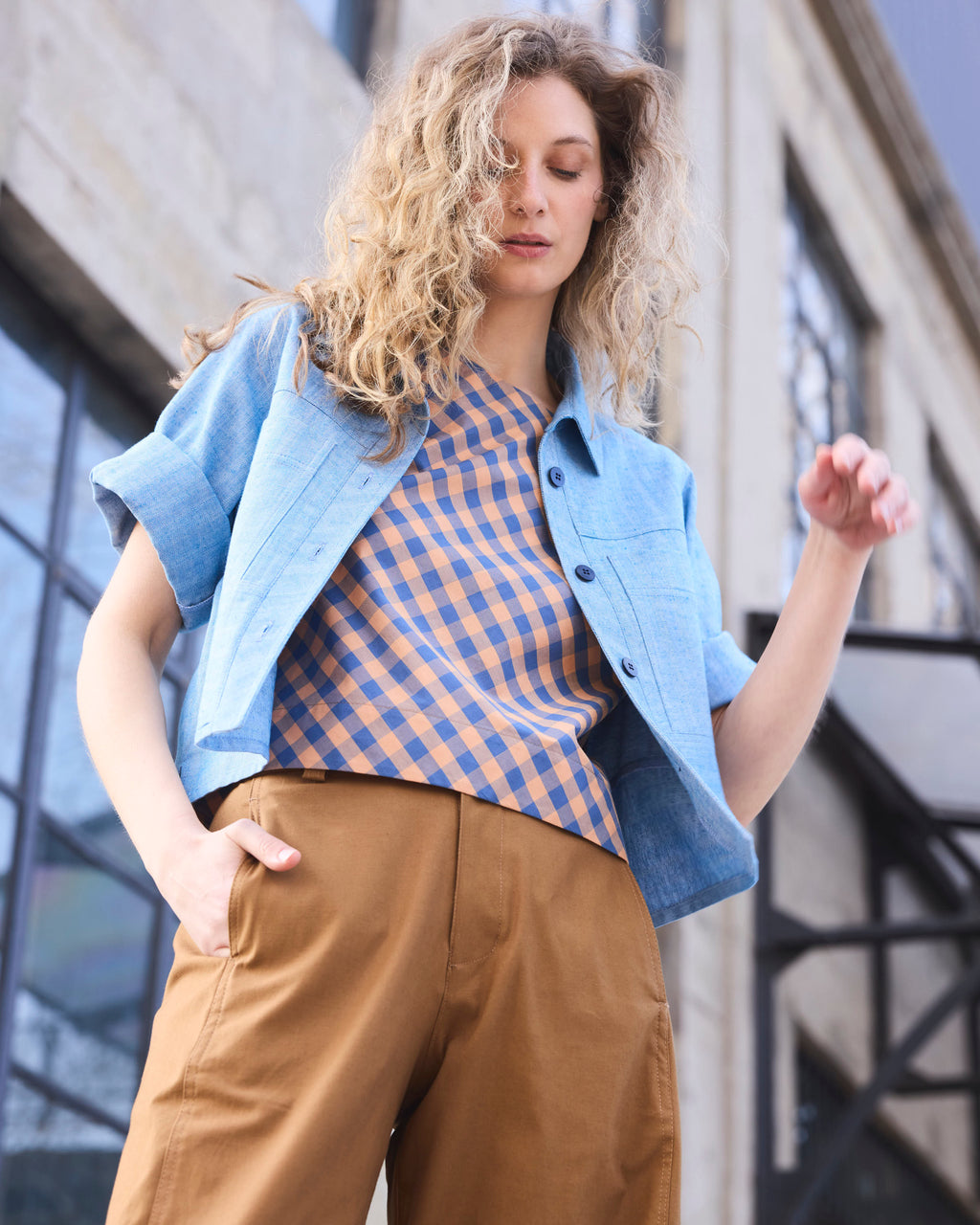 Sobrecamisa Audace Espiga Celeste