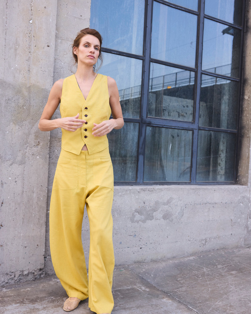 Pantalón Vienne Lino Lima