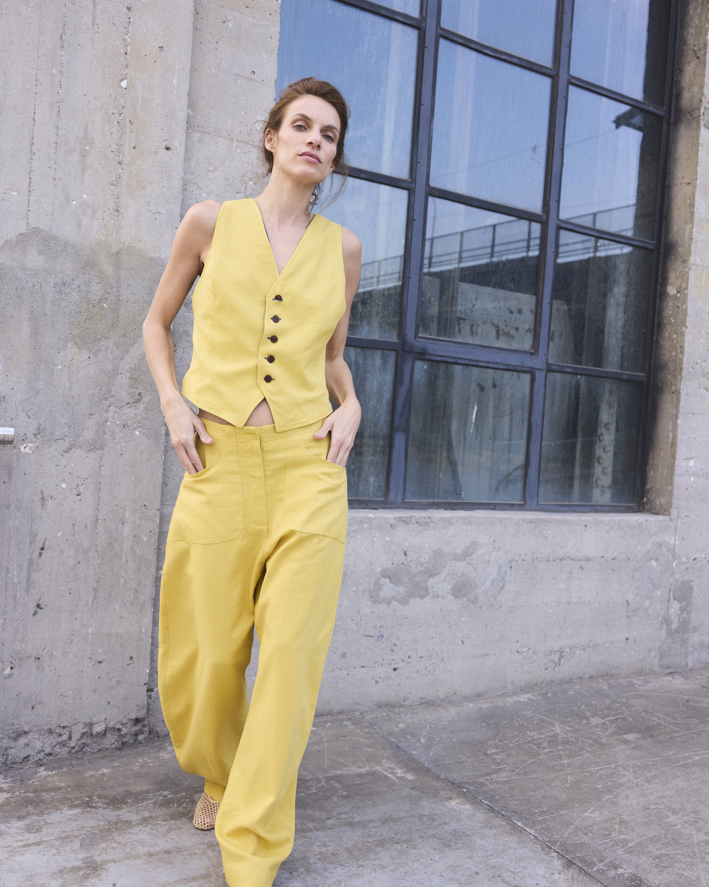 Pantalón Vienne Lino Lima