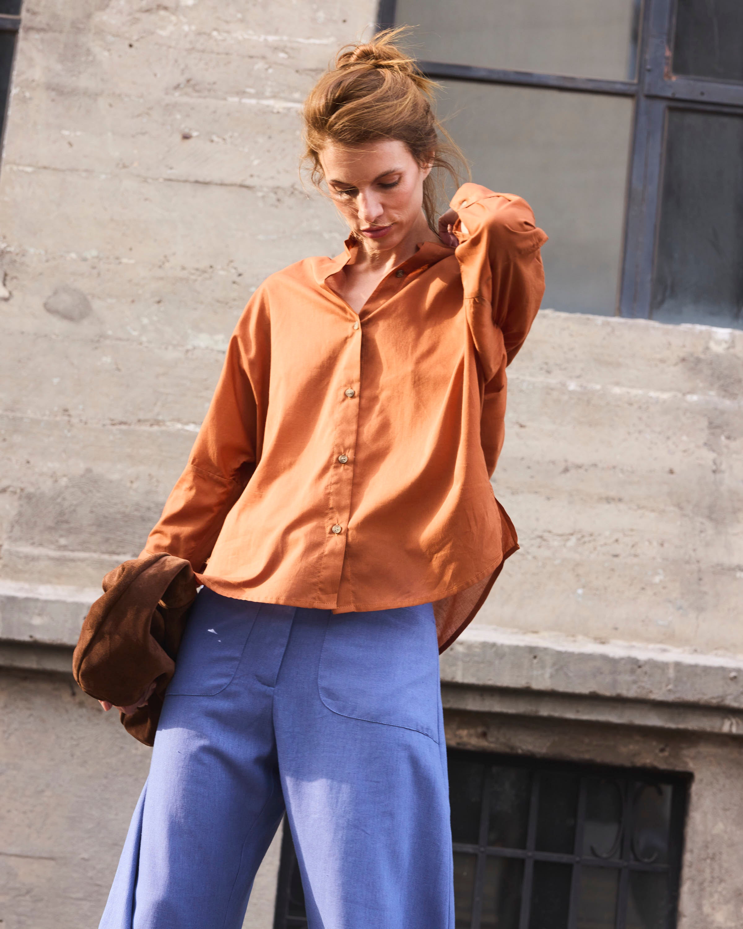 Pantalón Vienne Lino Índigo