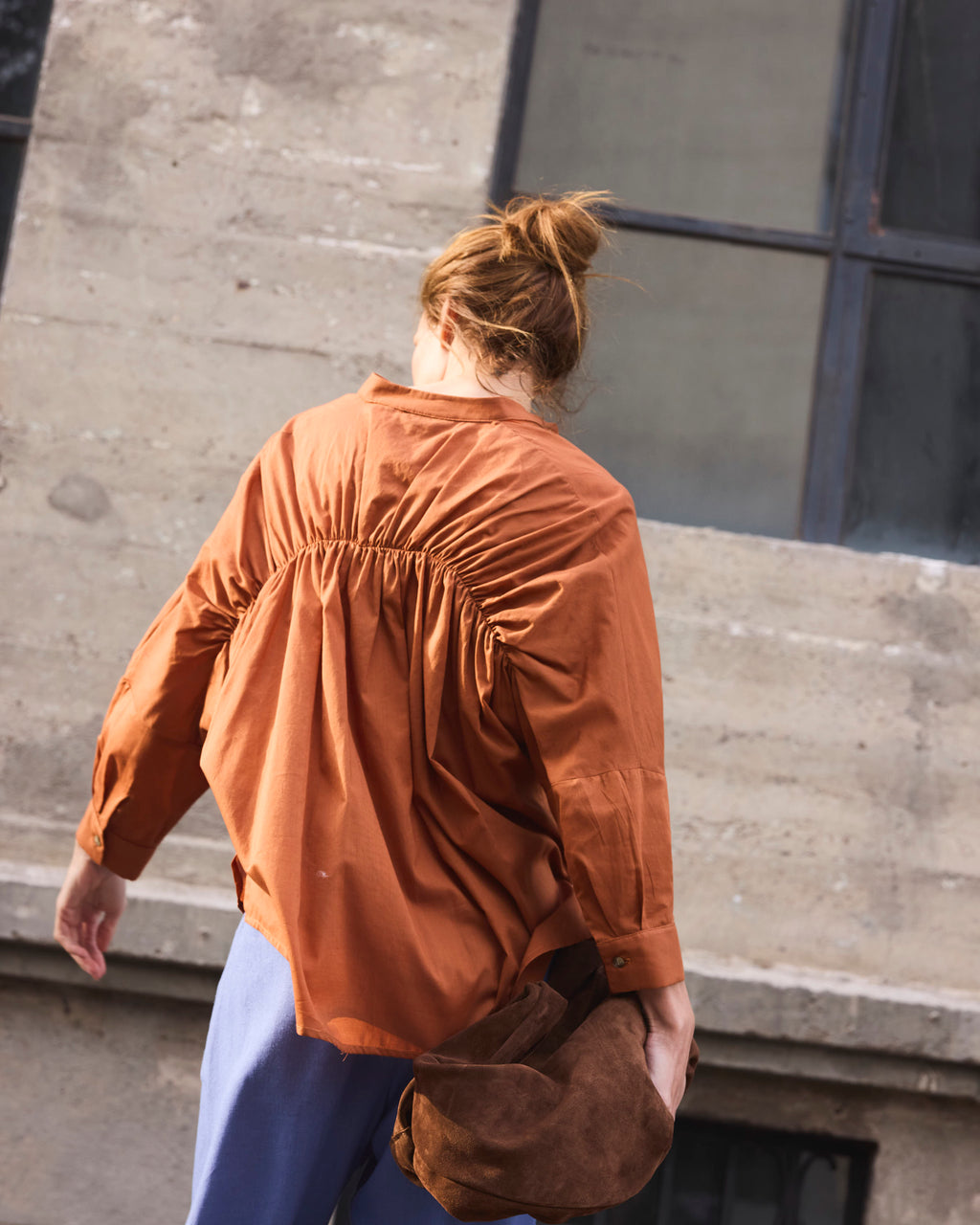 Blusa Heroine 100% Algodón Tostado