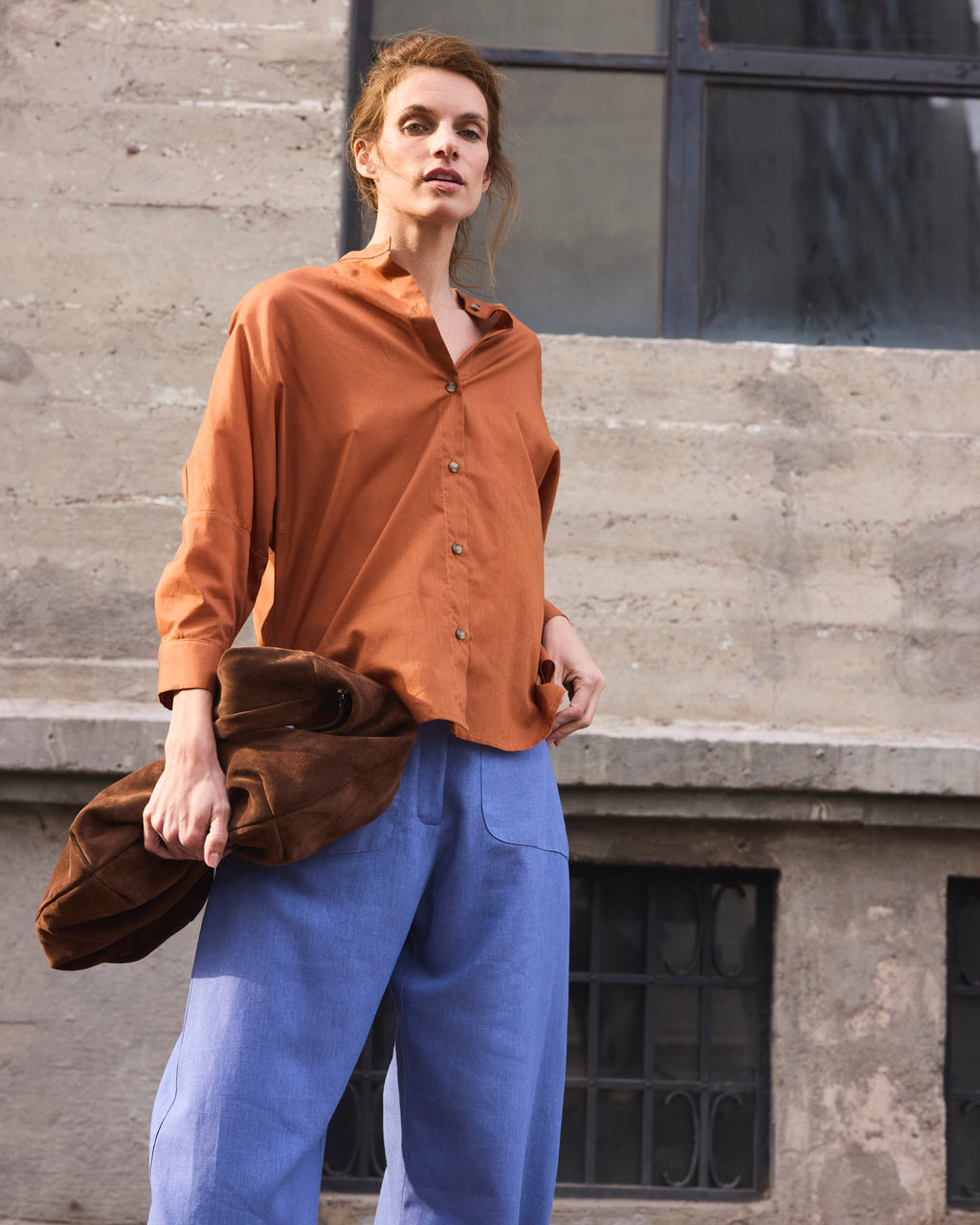 Pantalón Vienne Lino Índigo