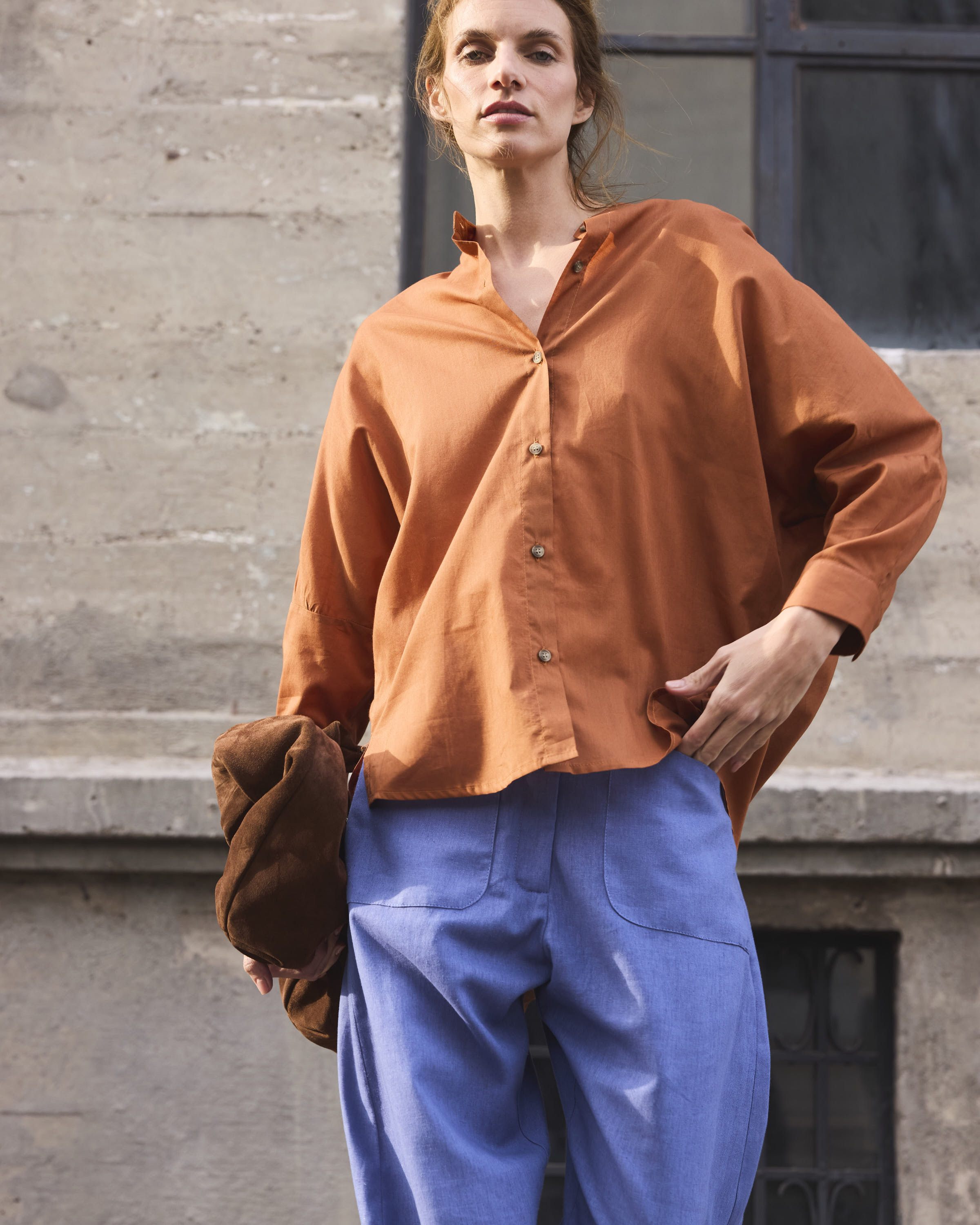 Pantalón Vienne Lino Índigo