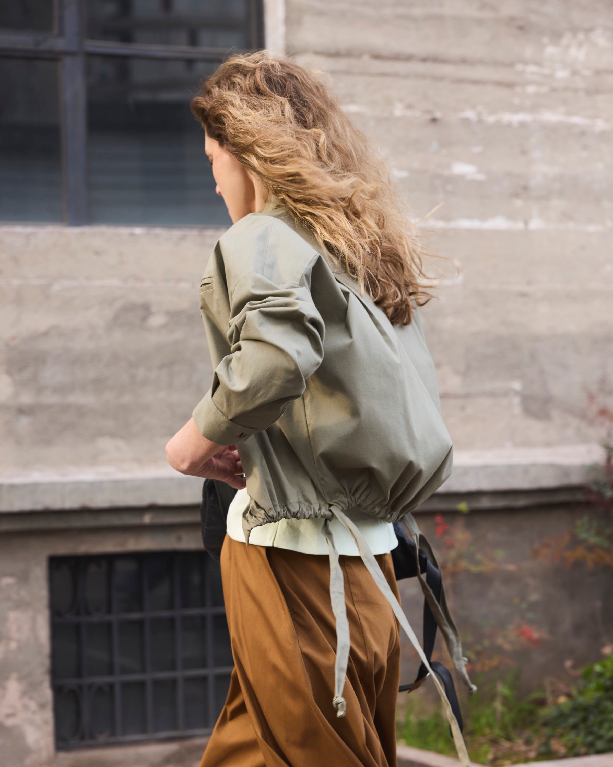 Sobrecamisa Fleuriste Gabardina Verde