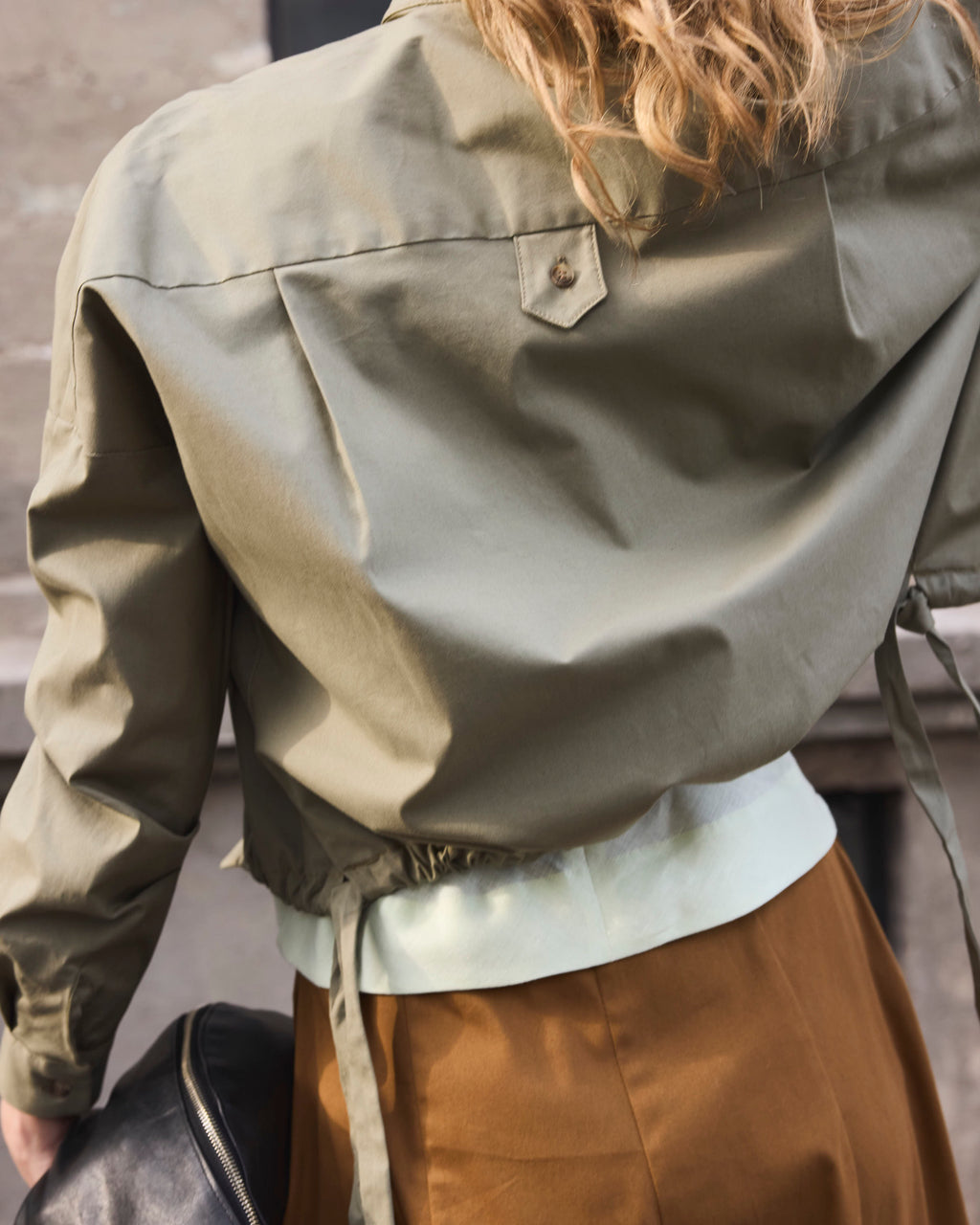 Sobrecamisa Fleuriste Gabardina Verde