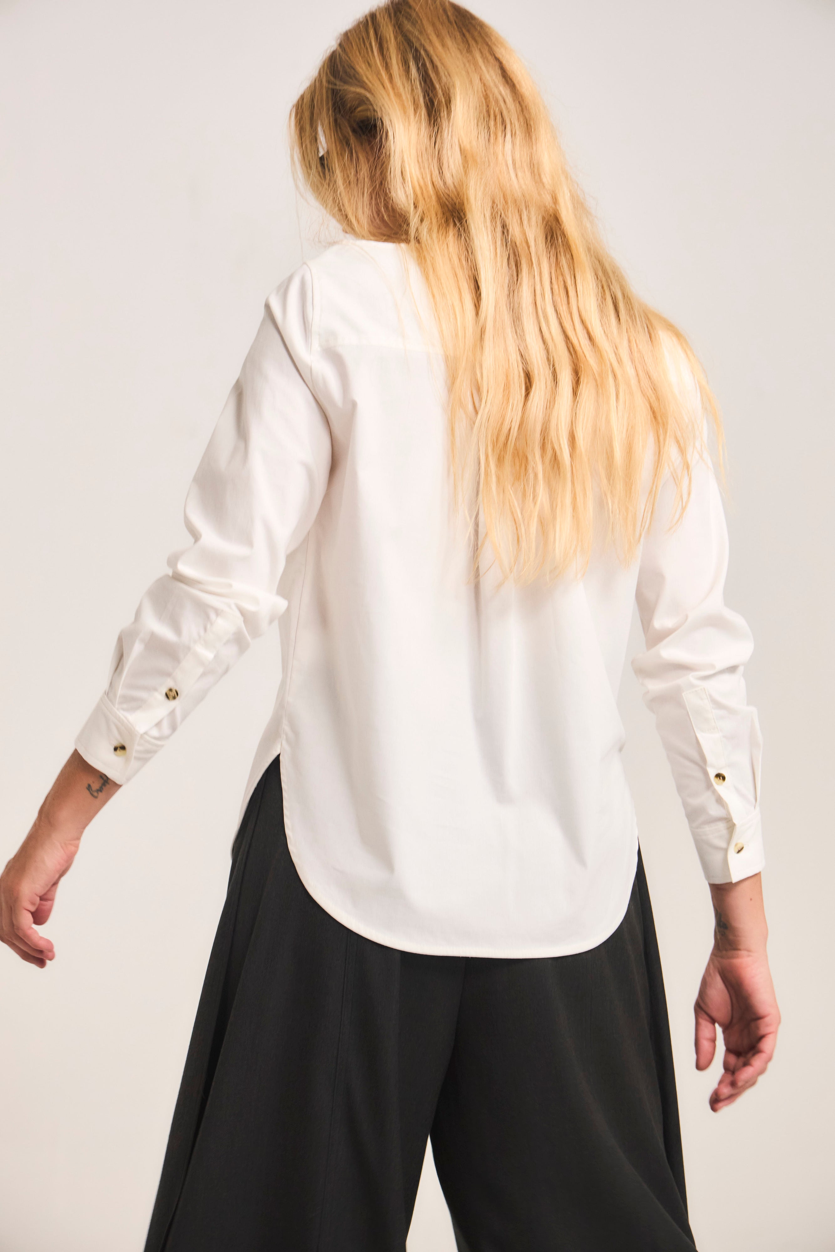 Blusa Malaise Algodón Blanca