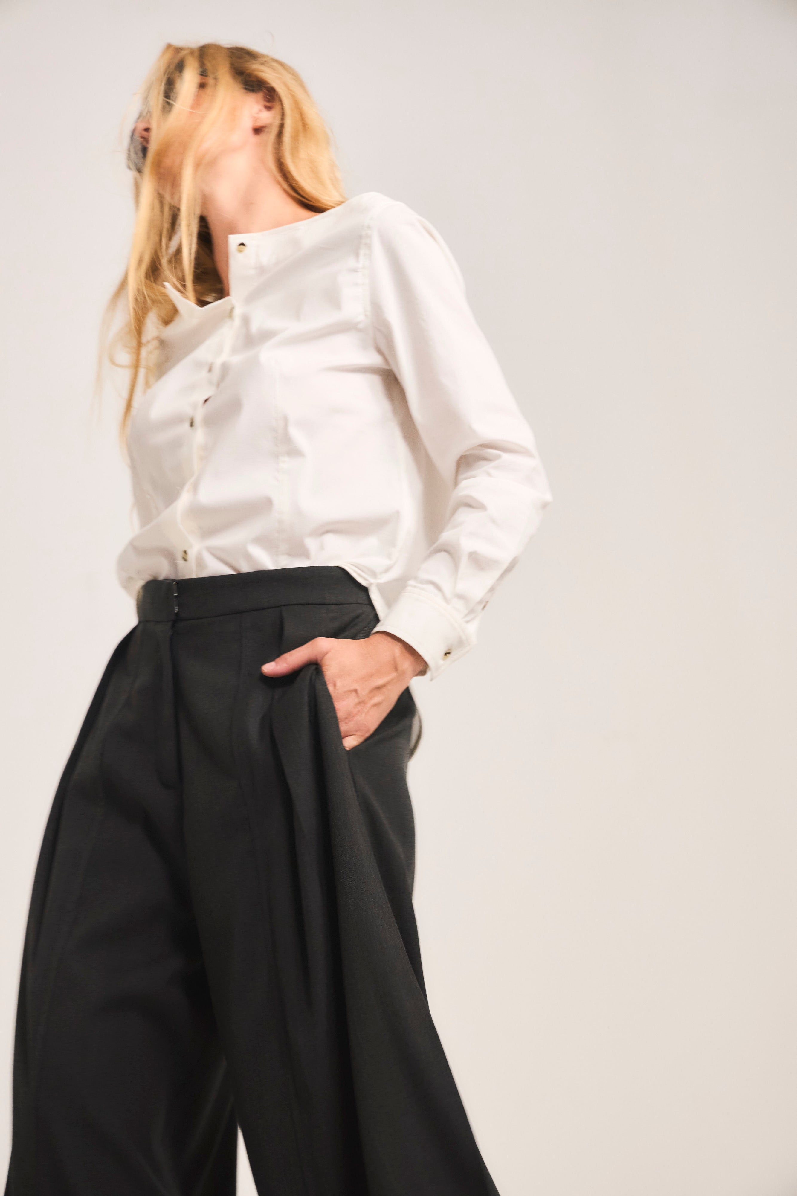 Blusa Malaise Algodón Blanca