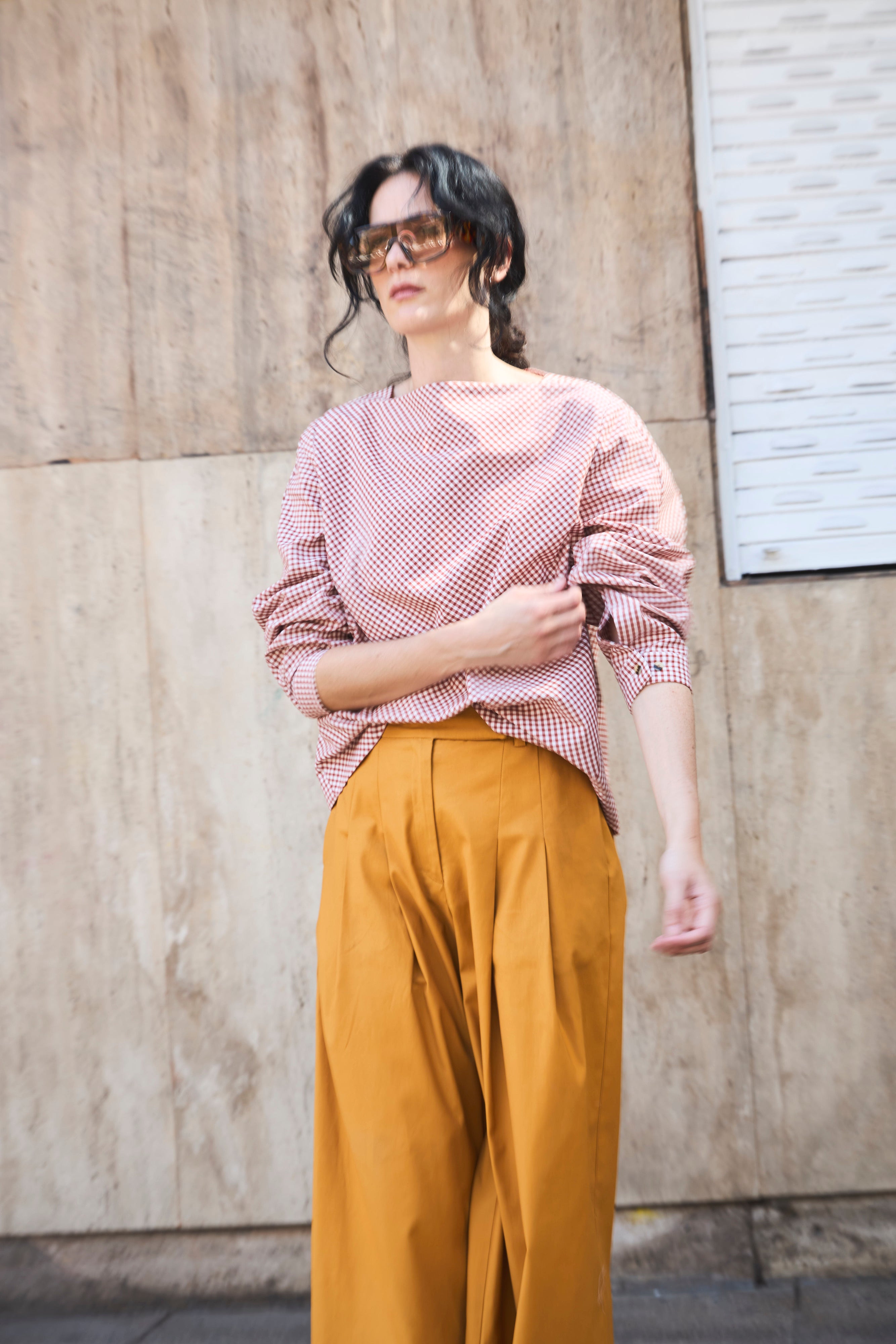 Blusa Ancrage Cuadrille Terracota