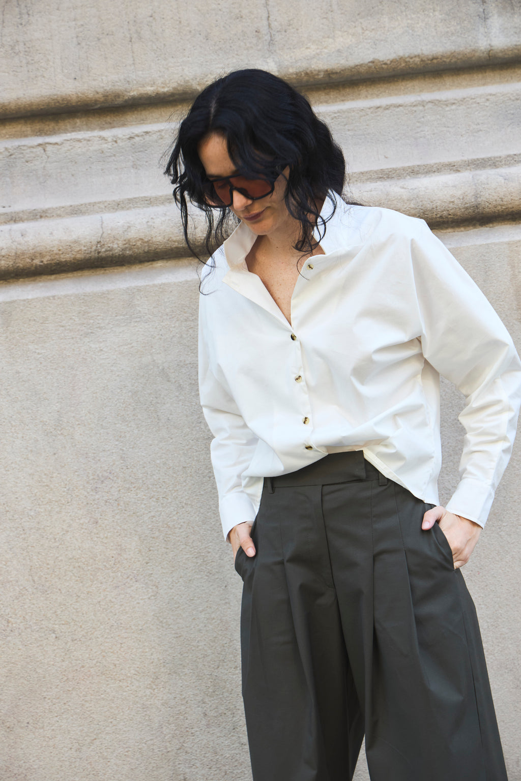 Blusa Gene Algodón Blanca