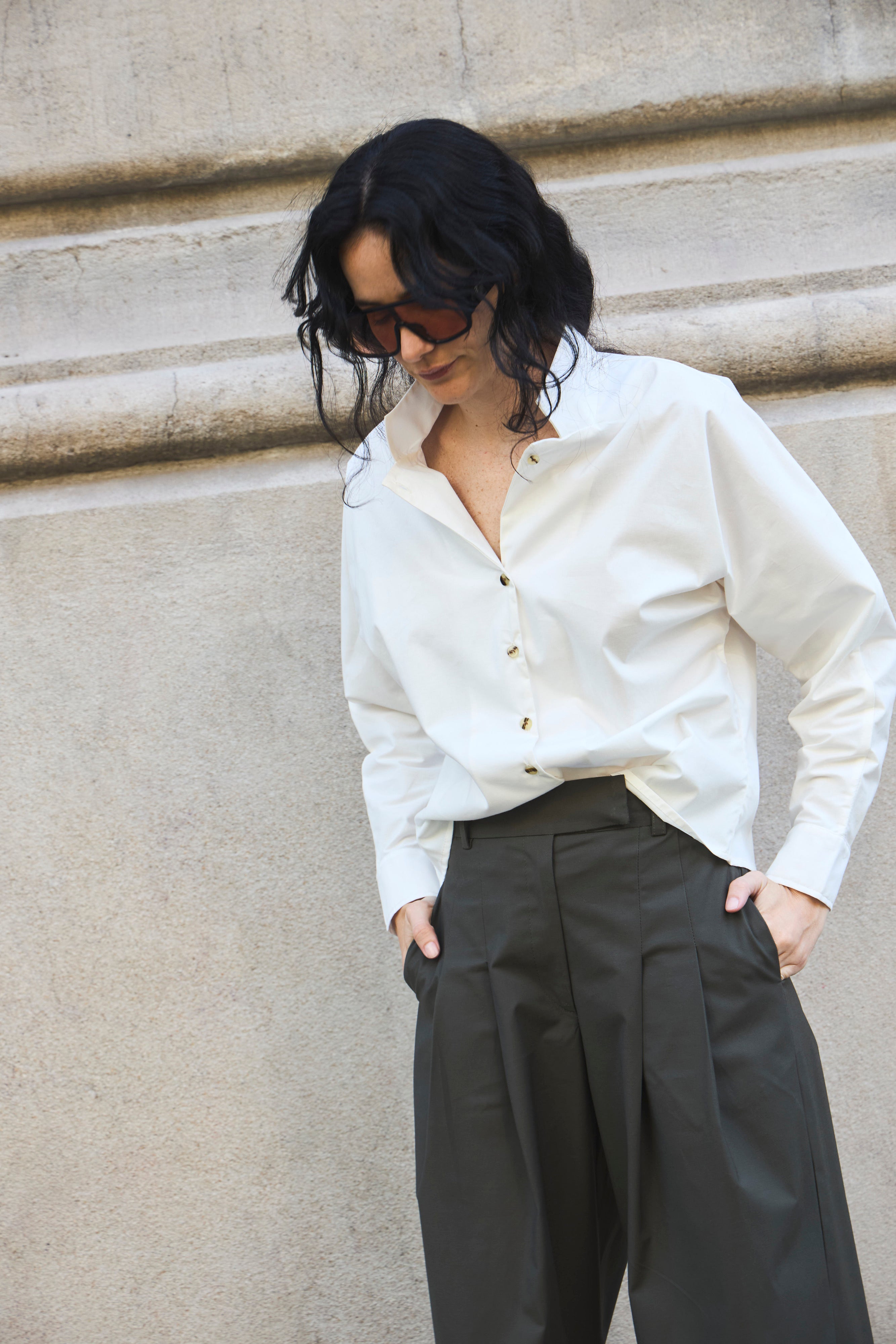 Blusa Gene Algodón Blanca