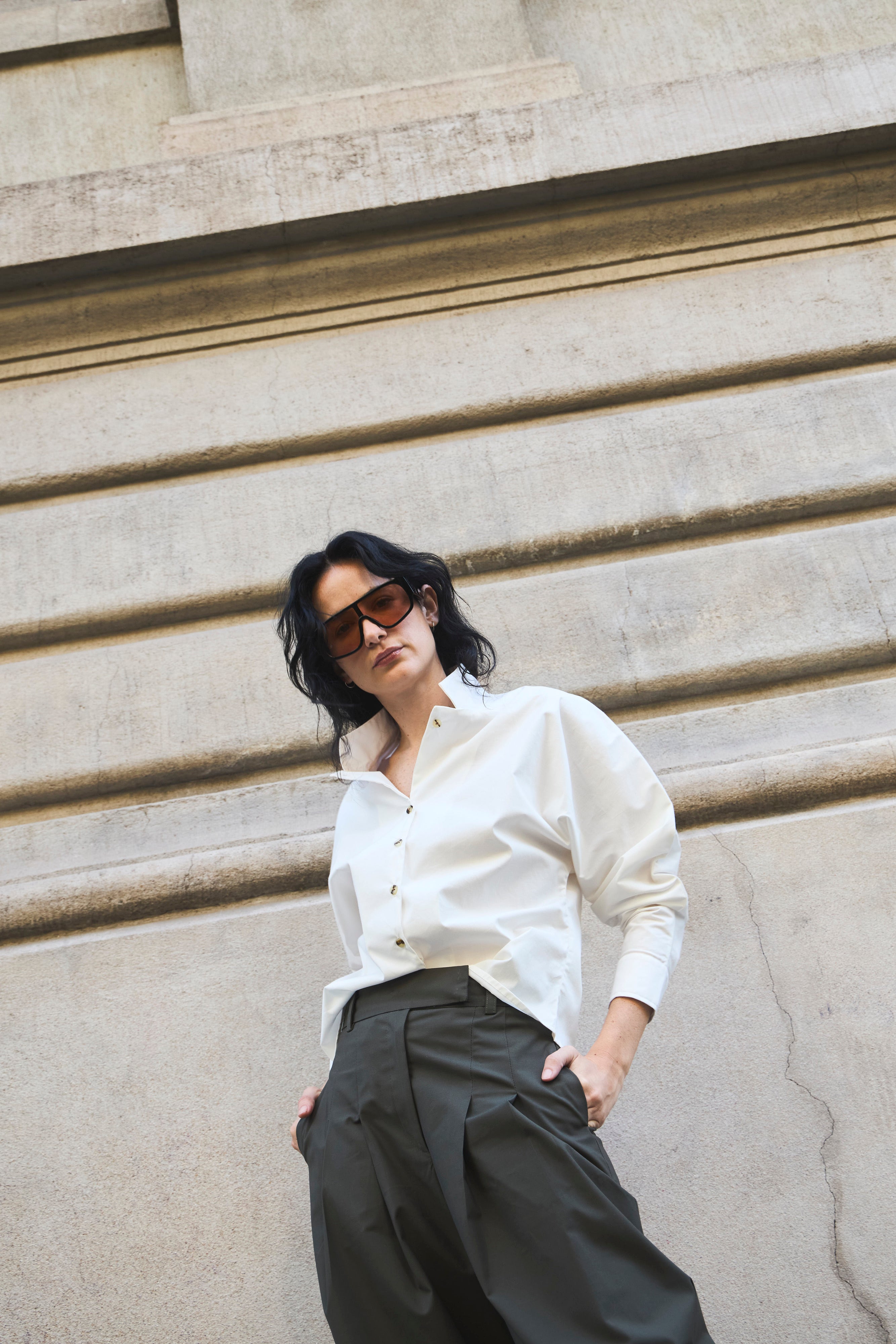 Blusa Gene Algodón Blanca