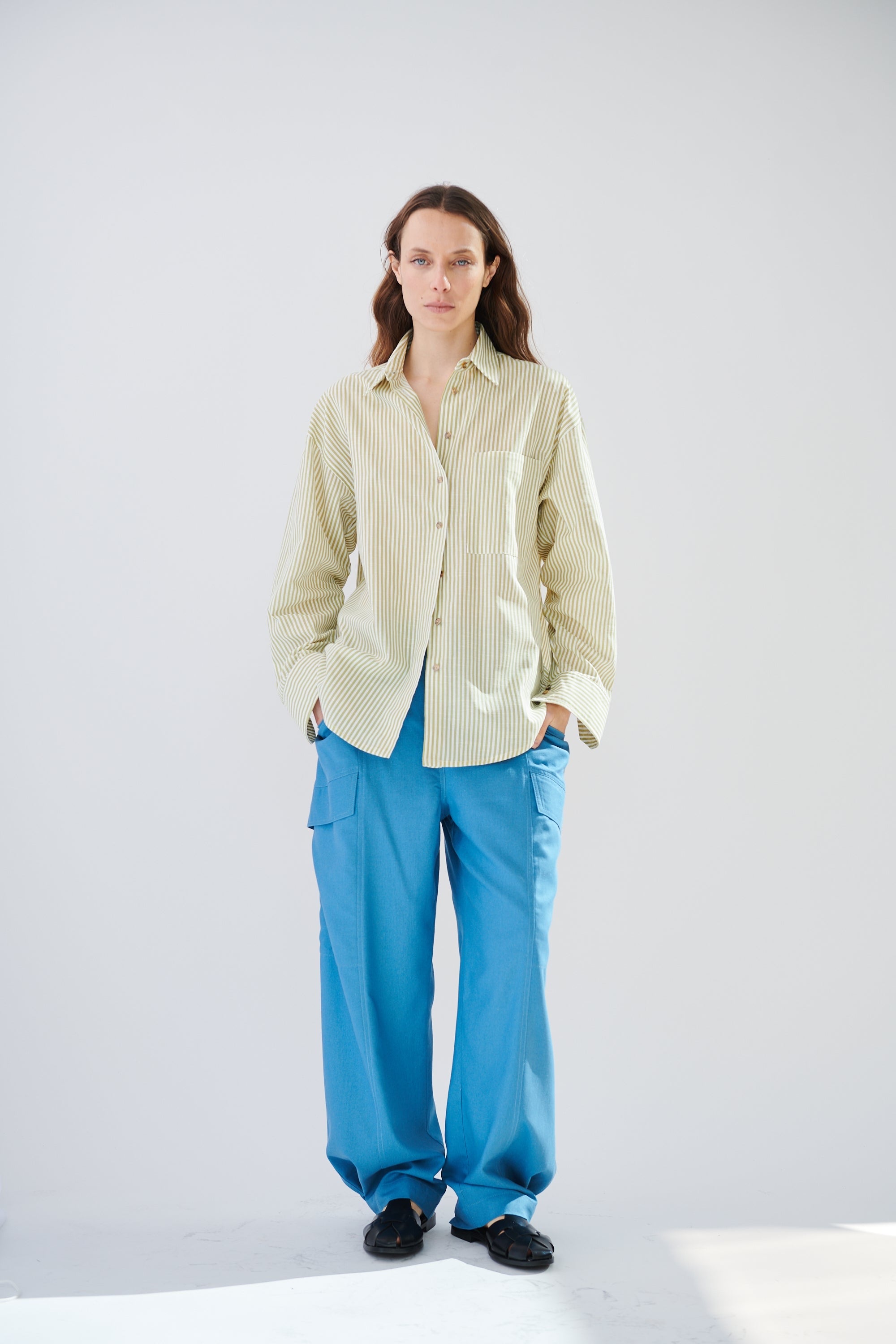 Pantalón Zas Lino Índigo