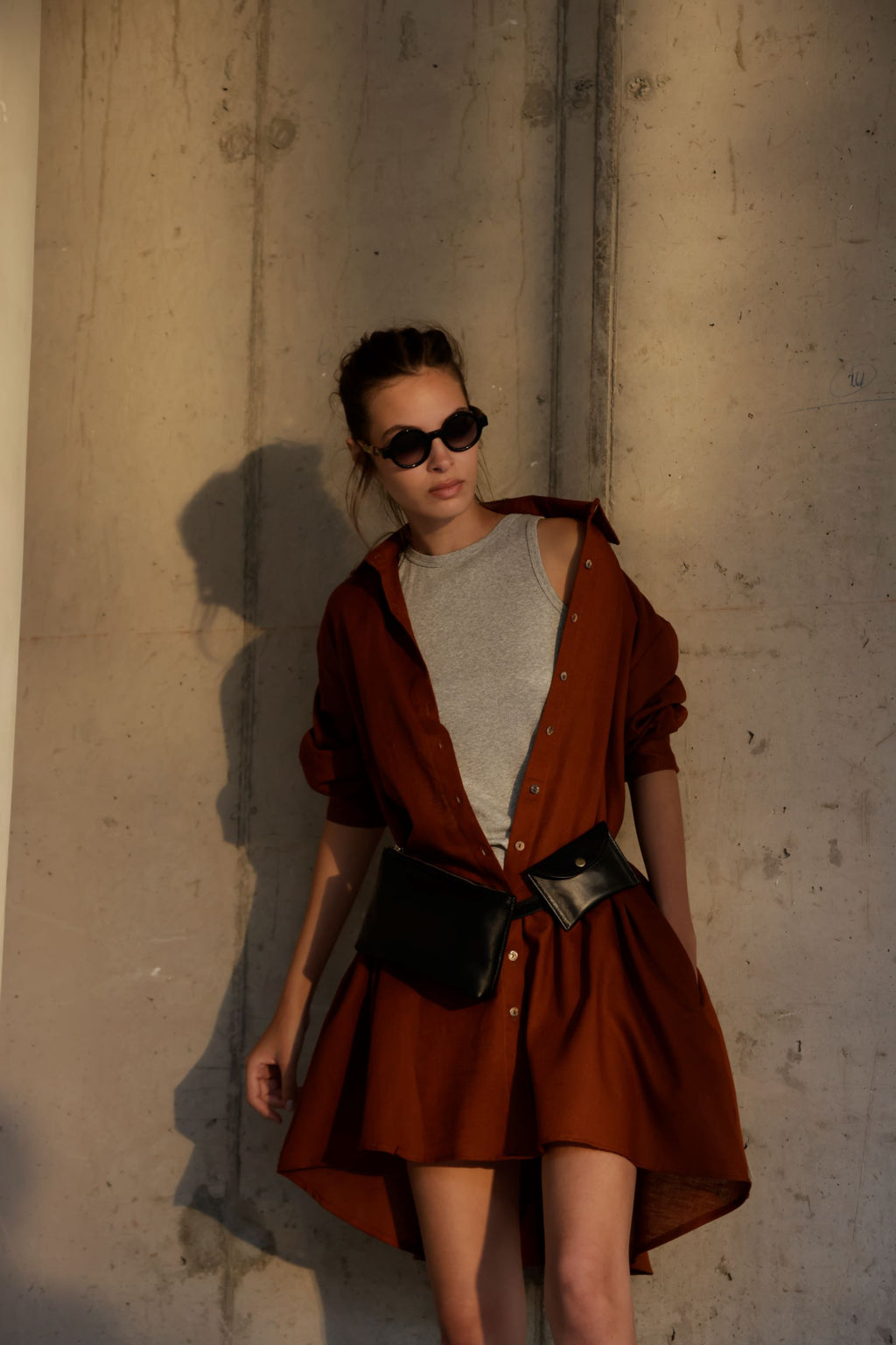 Beltbag Zurich 100% Cuero Negro