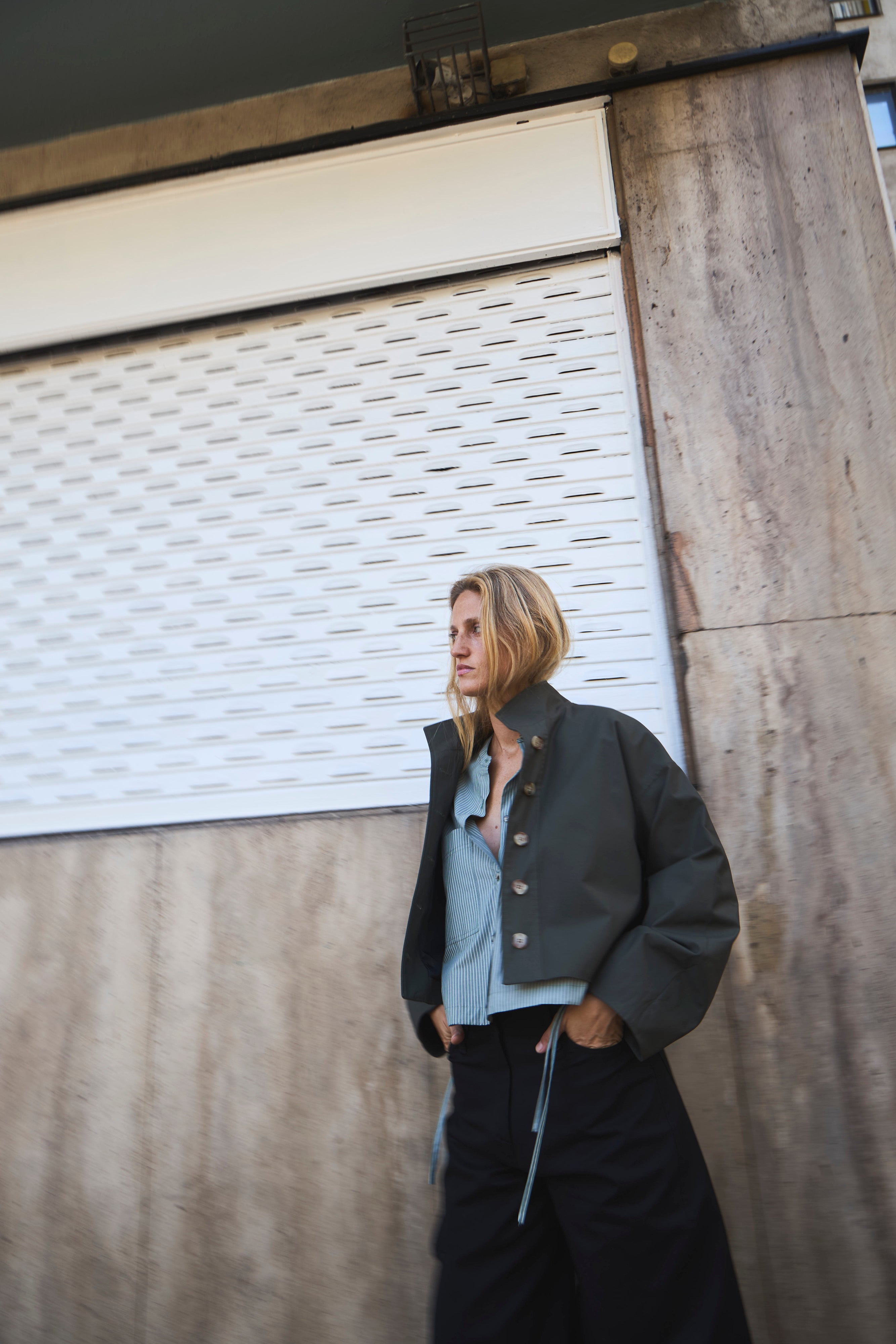 Chaqueta Prunelliere Algodón Verde