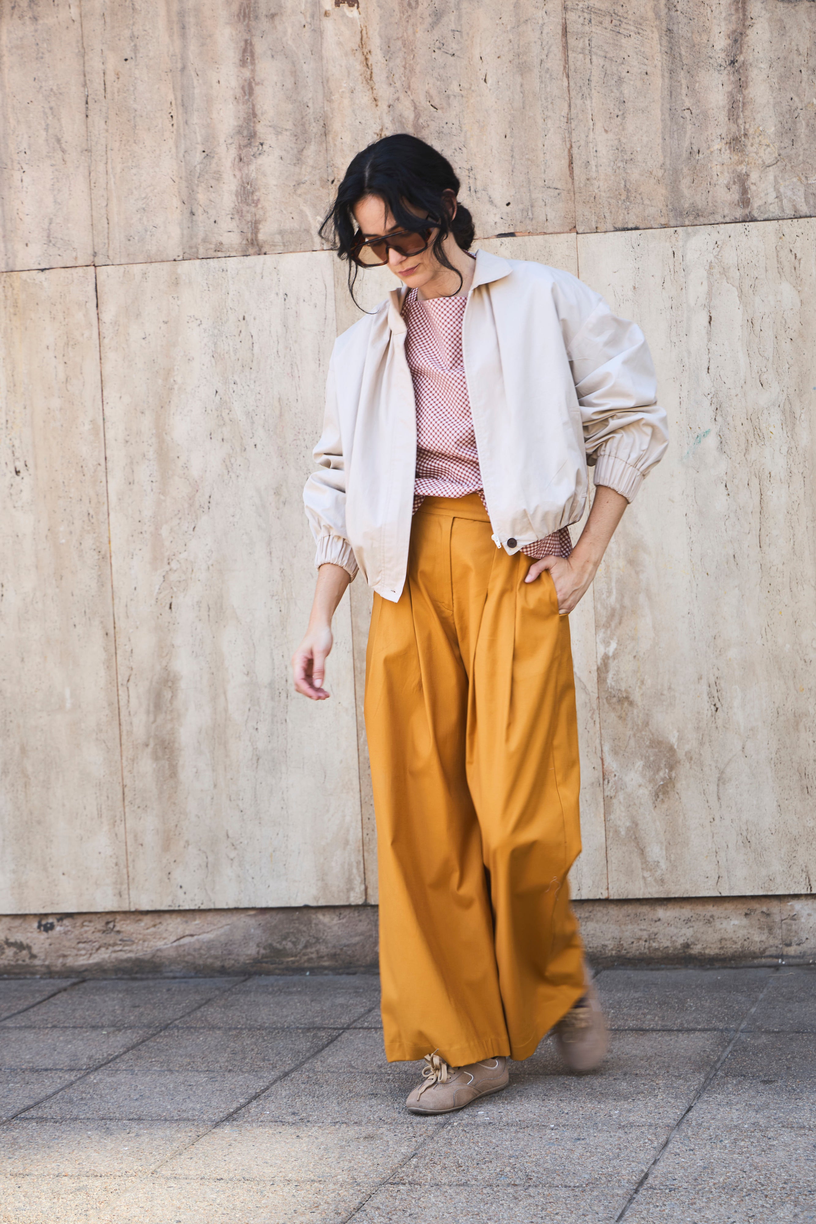 Pantalón Charge Algodón Mostaza